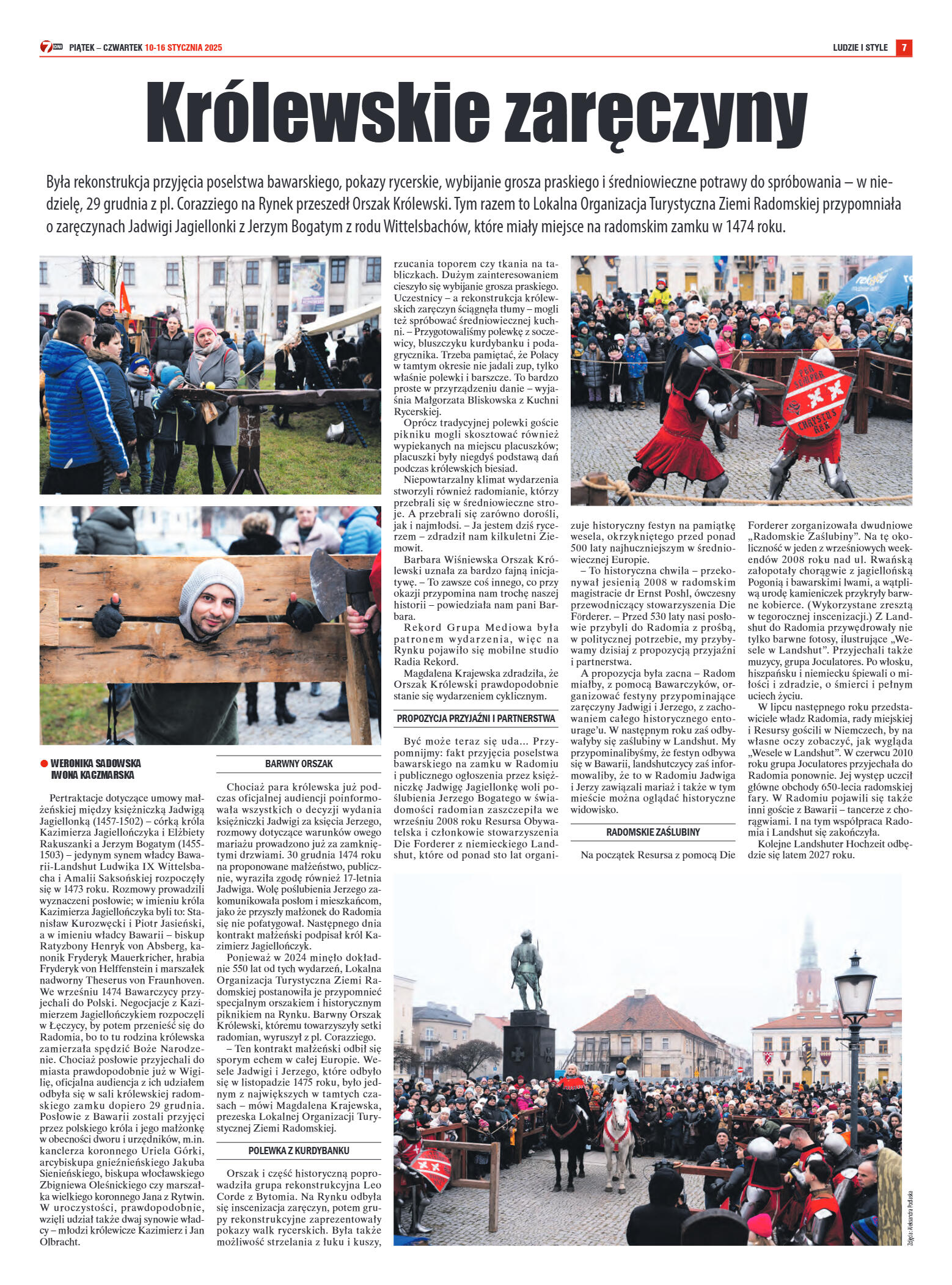 Tygodnik "7 Dni" nr 936 z dn. 10.01.2025 r. - strona 7
