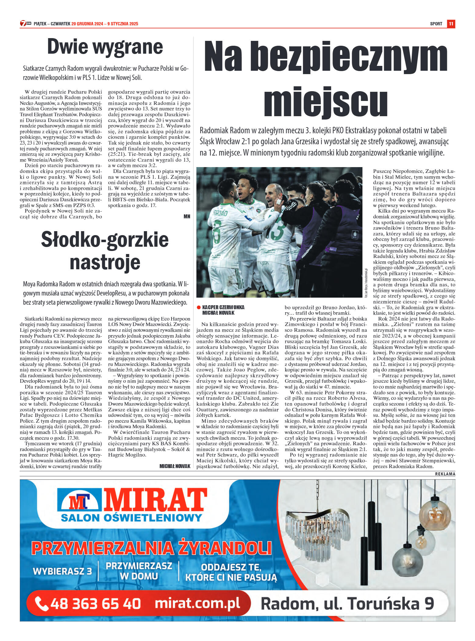 Tygodnik "7 Dni" nr 935 z dn. 20.12.2024 r. - strona 11