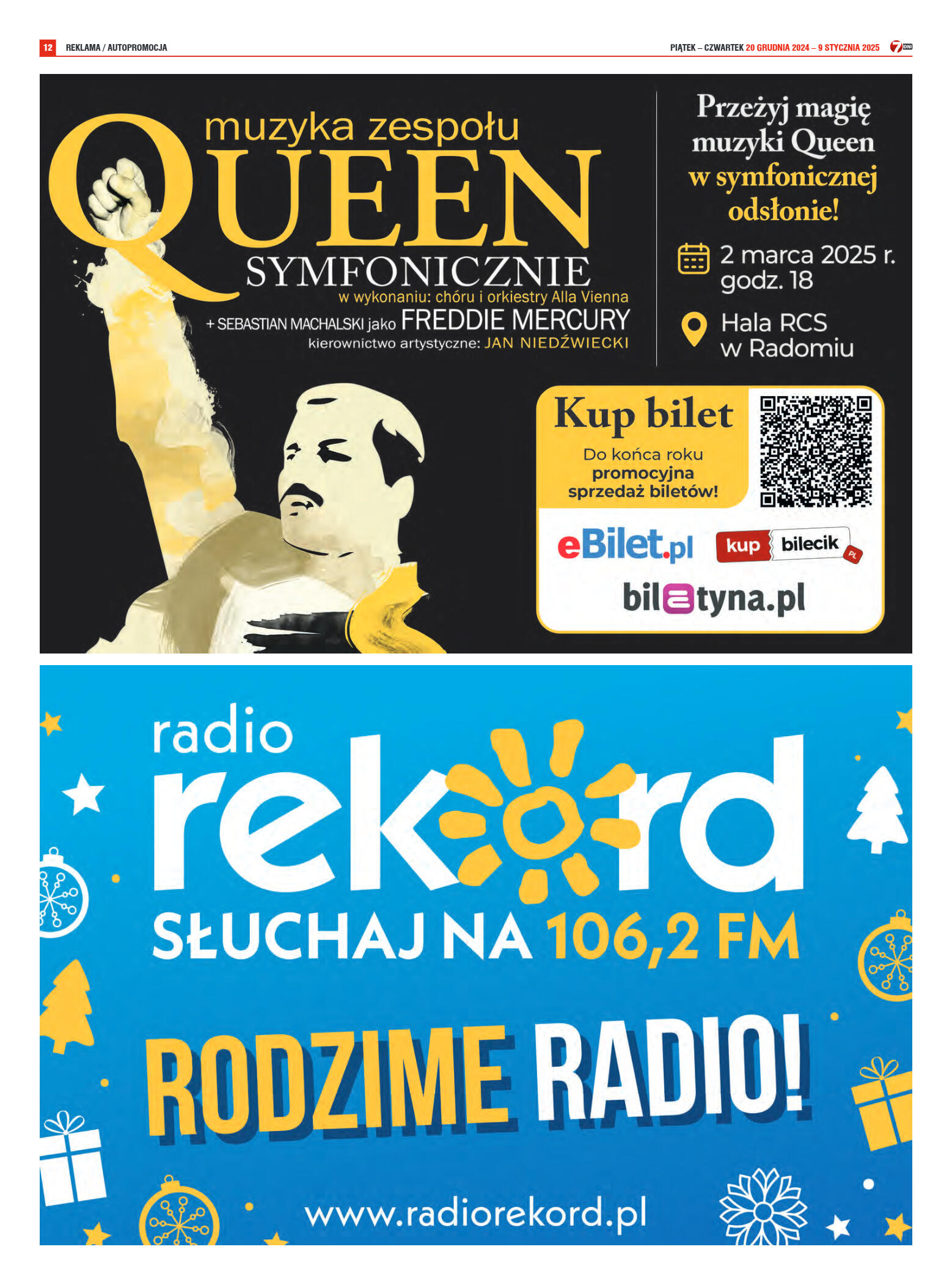 Tygodnik "7 Dni" nr 935 z dn. 20.12.2024 r. - strona 12