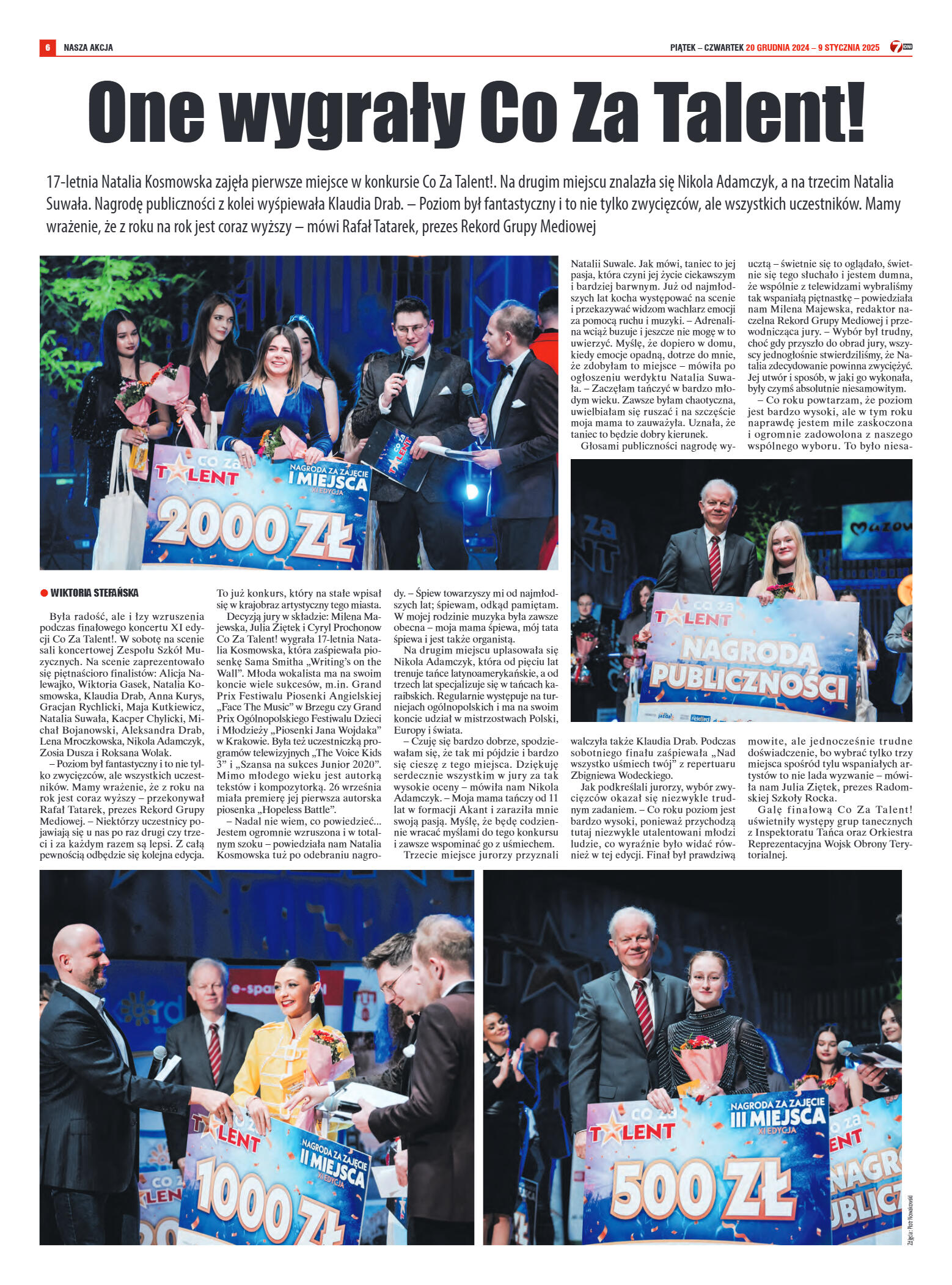 Tygodnik "7 Dni" nr 935 z dn. 20.12.2024 r. - strona 6