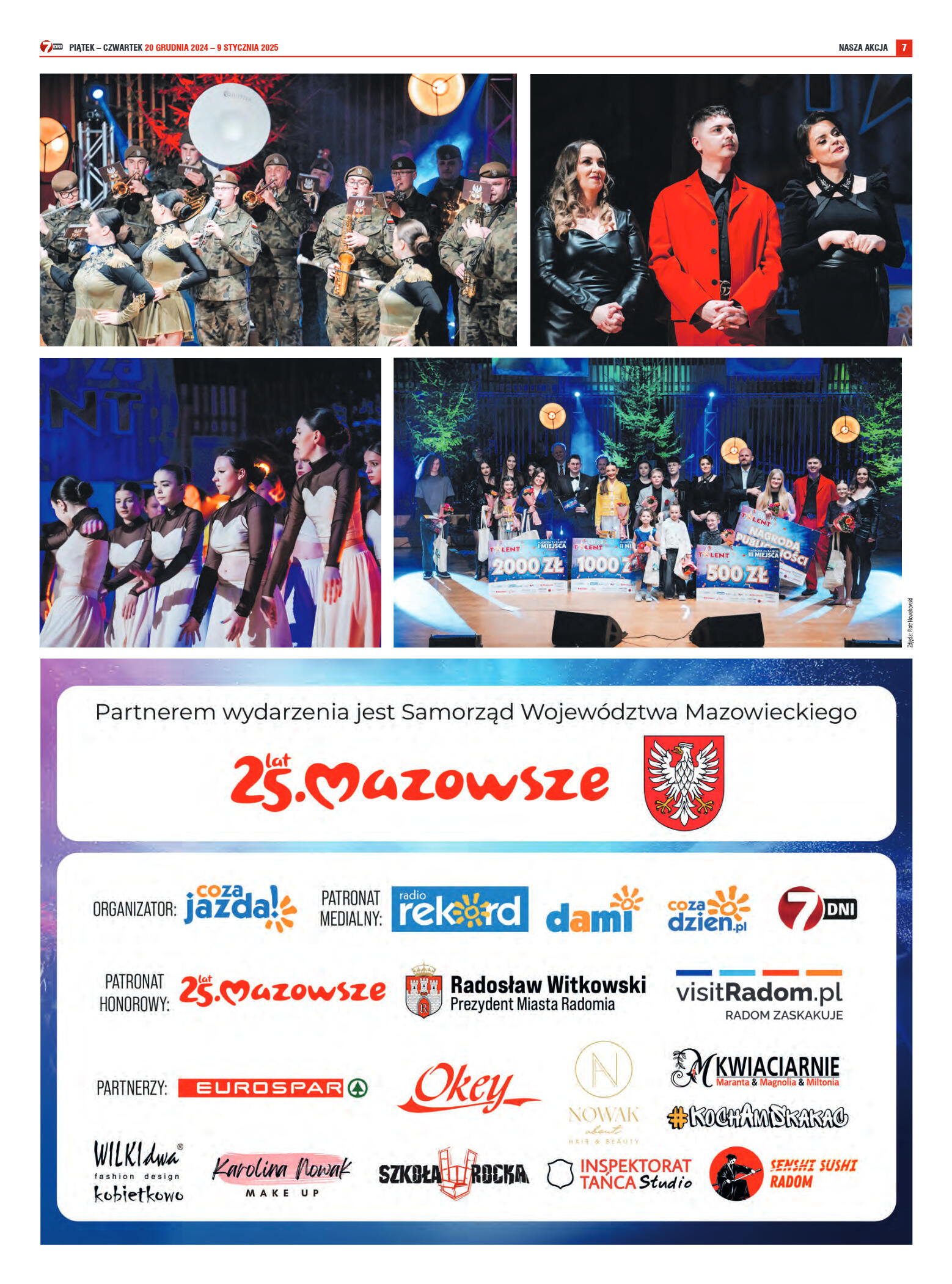 Tygodnik "7 Dni" nr 935 z dn. 20.12.2024 r. - strona 7