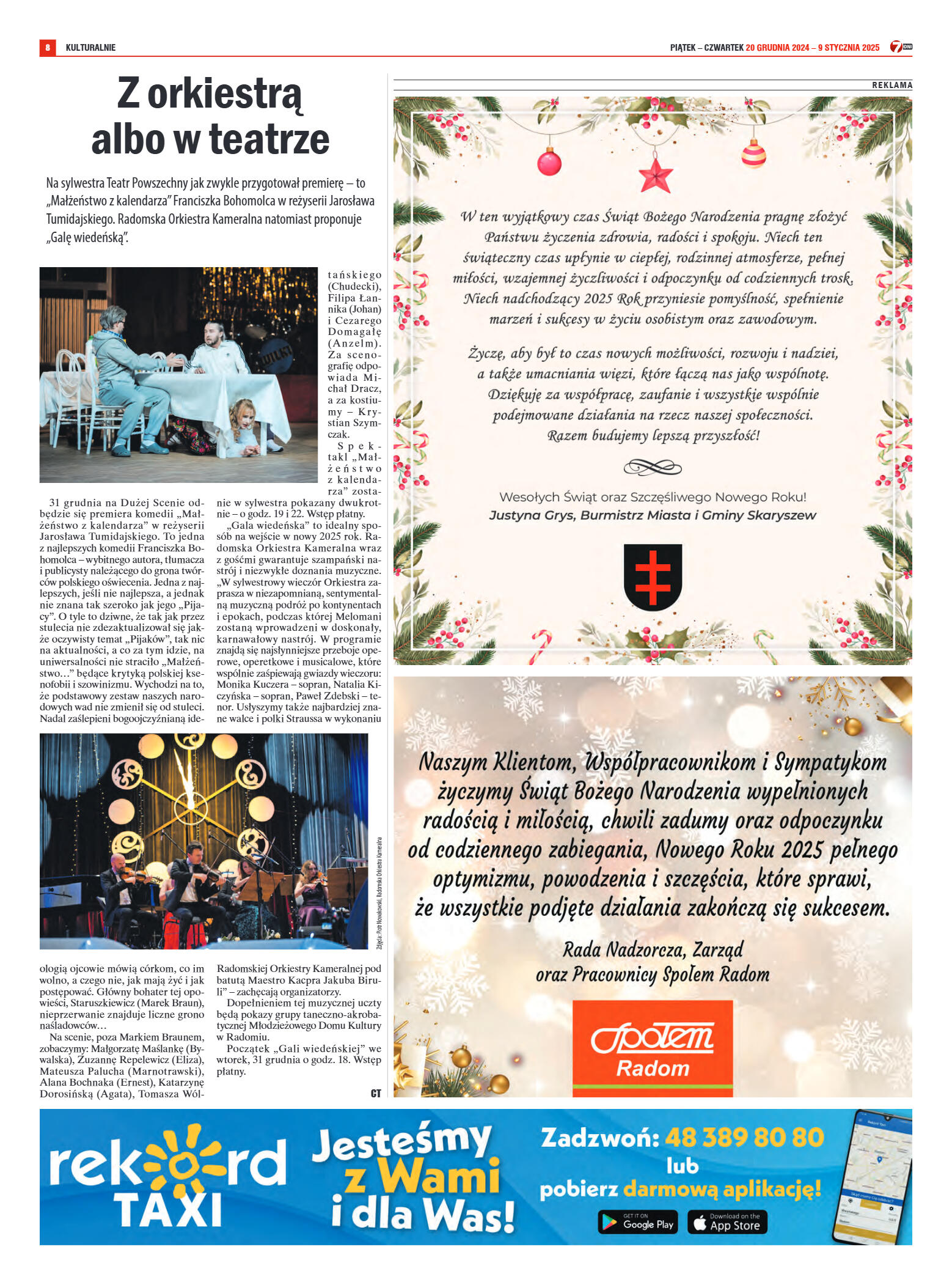 Tygodnik "7 Dni" nr 935 z dn. 20.12.2024 r. - strona 8