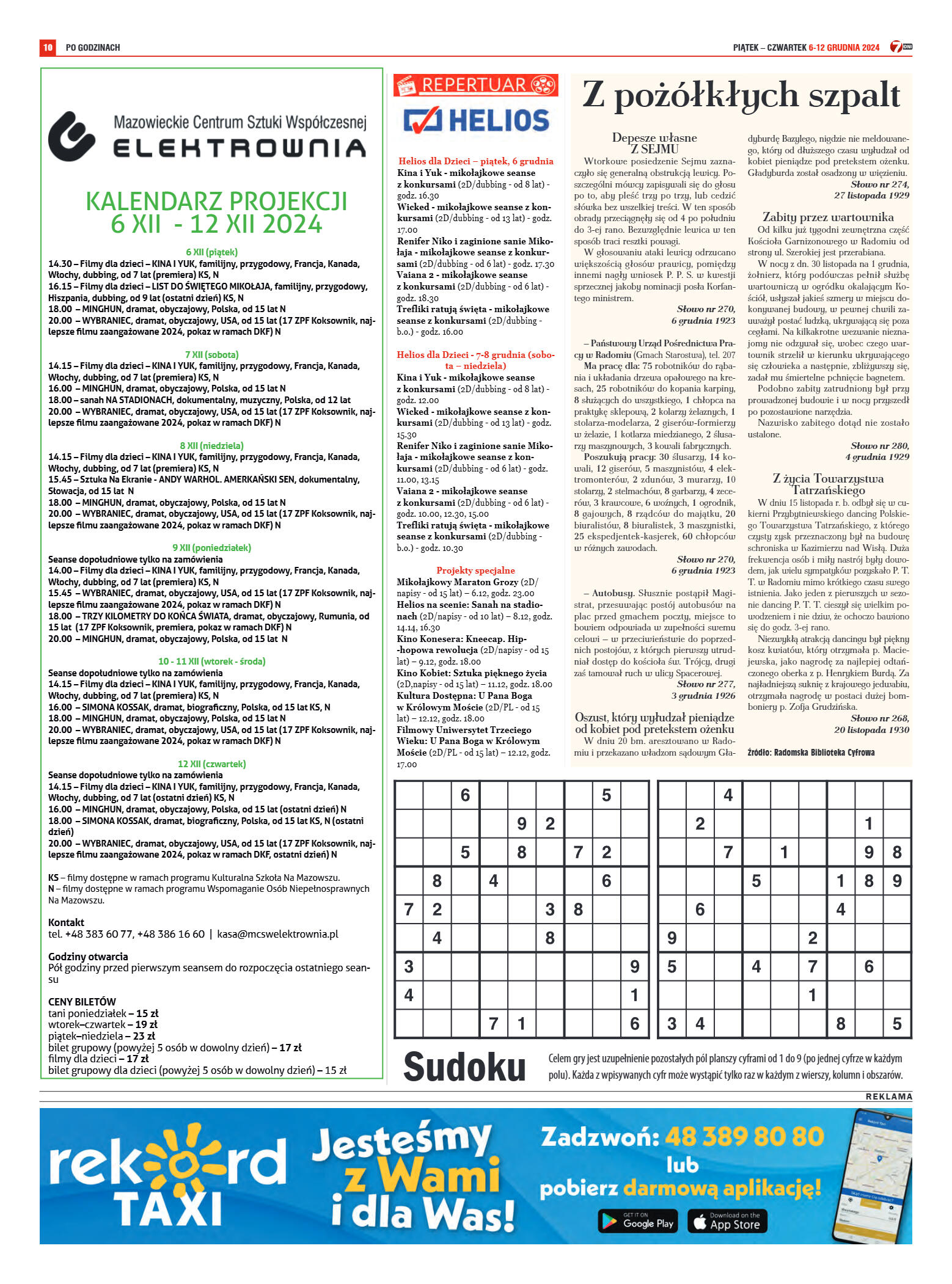 Tygodnik "7 Dni" nr 933 z dn. 6.12.2024 r. - strona 10