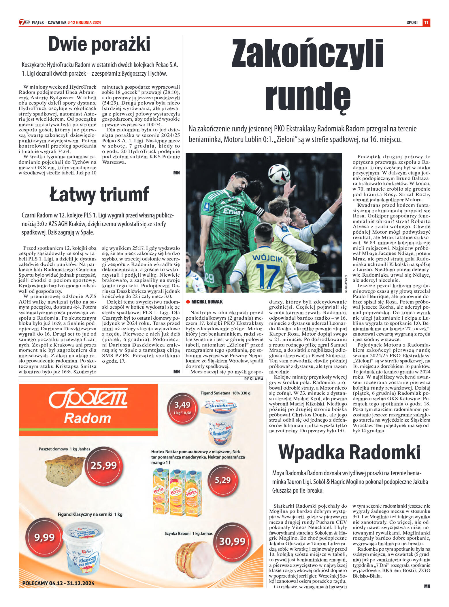 Tygodnik "7 Dni" nr 933 z dn. 6.12.2024 r. - strona 11
