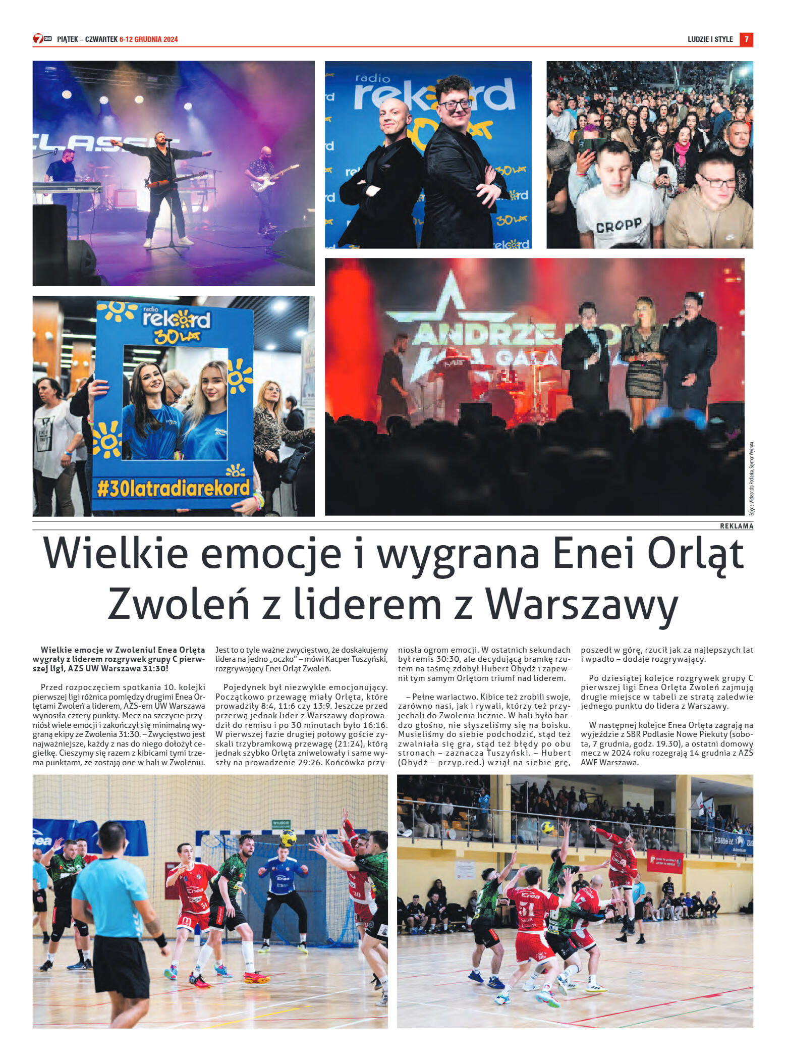 Tygodnik "7 Dni" nr 933 z dn. 6.12.2024 r. - strona 7