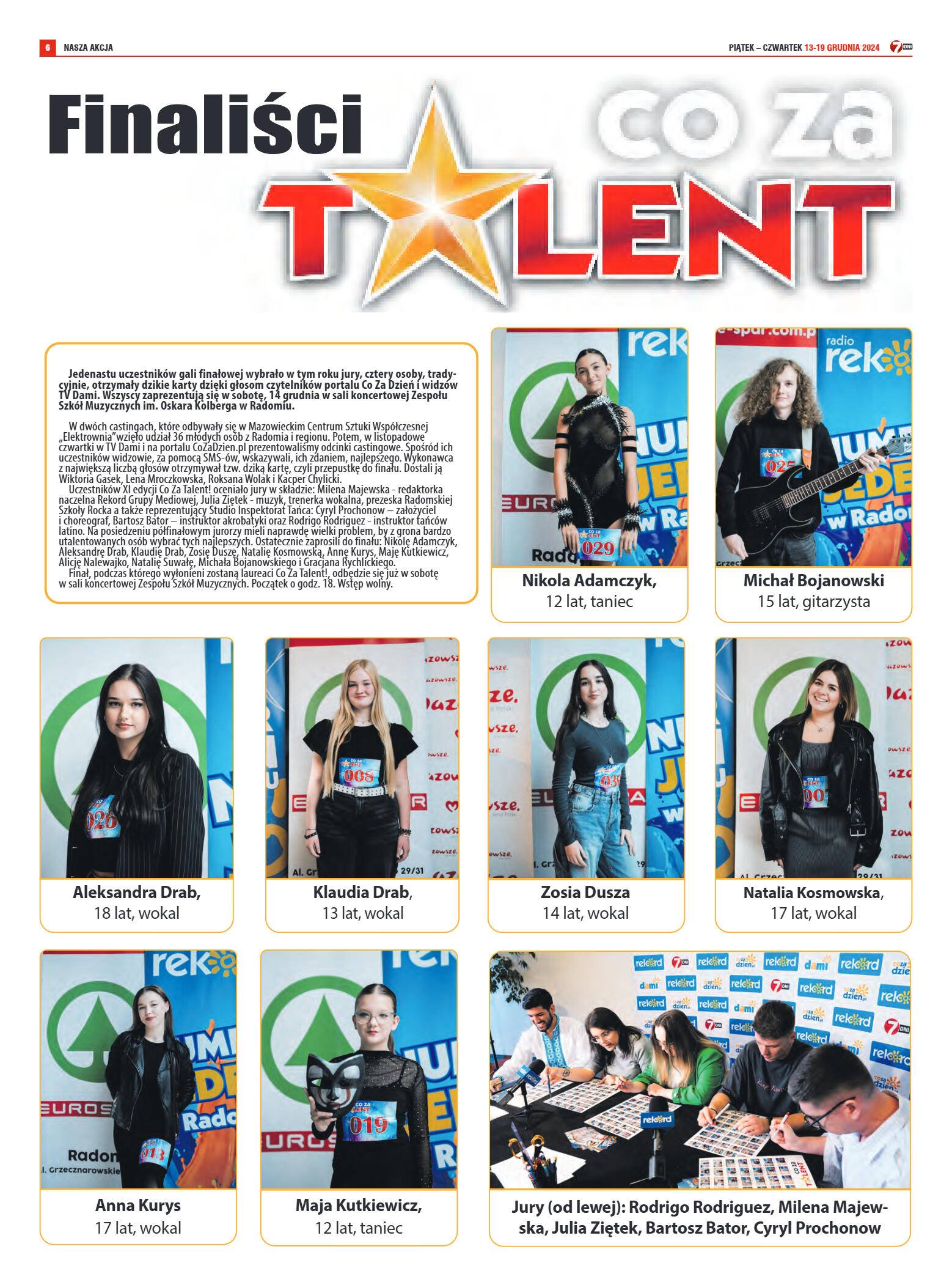 Tygodnik "7 Dni" nr 934 z dn. 13.12.2024 r. - strona 6