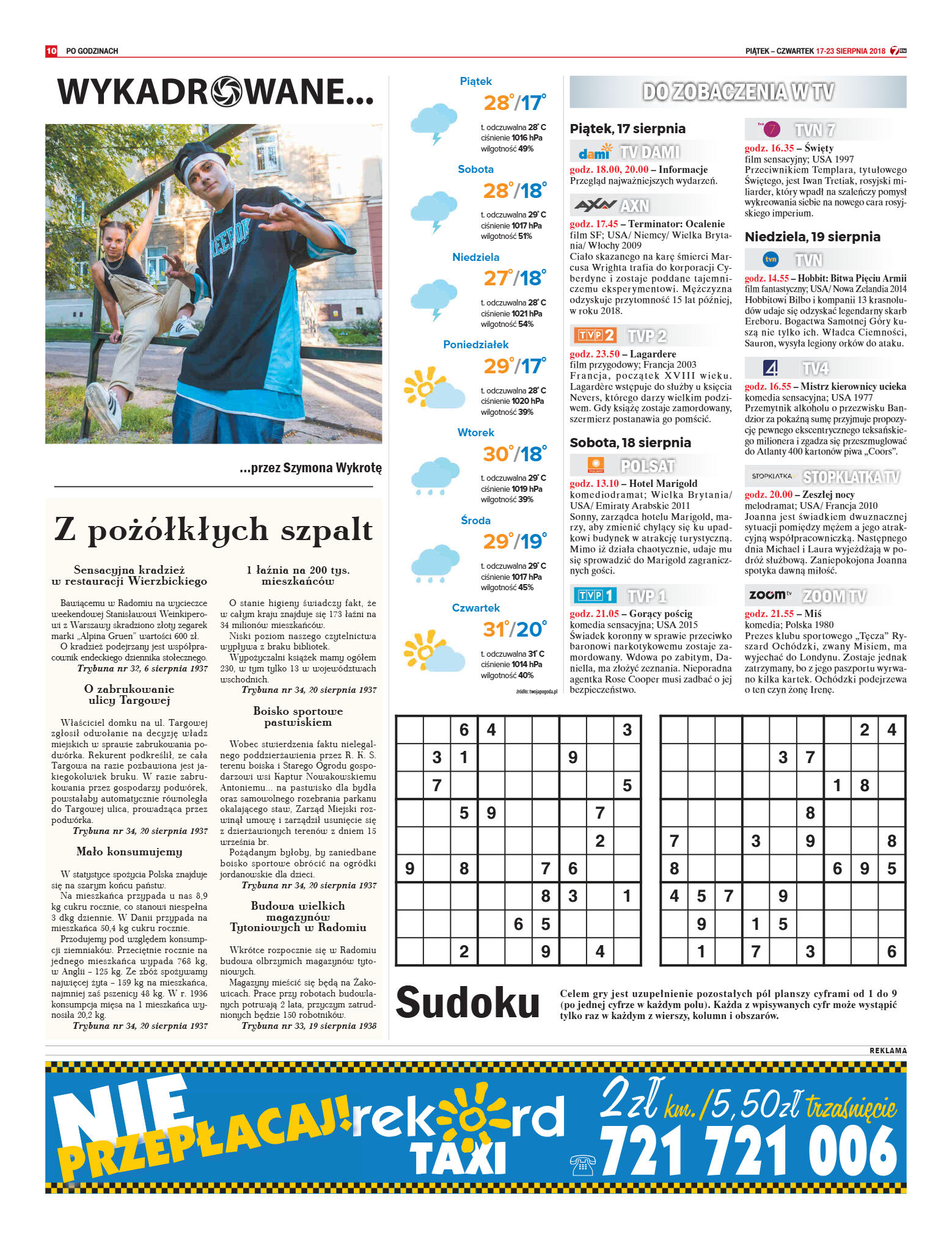 Tygodnik "7 Dni" nr 648 z 17.08.2018 - strona 10