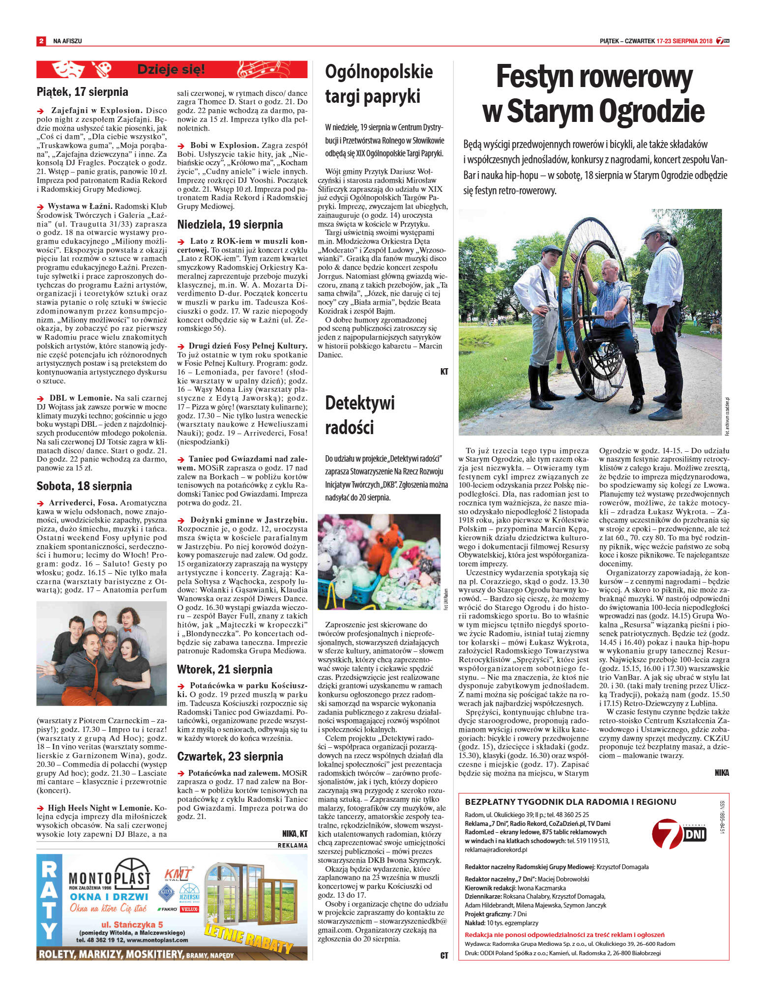 Tygodnik "7 Dni" nr 648 z 17.08.2018 - strona 2