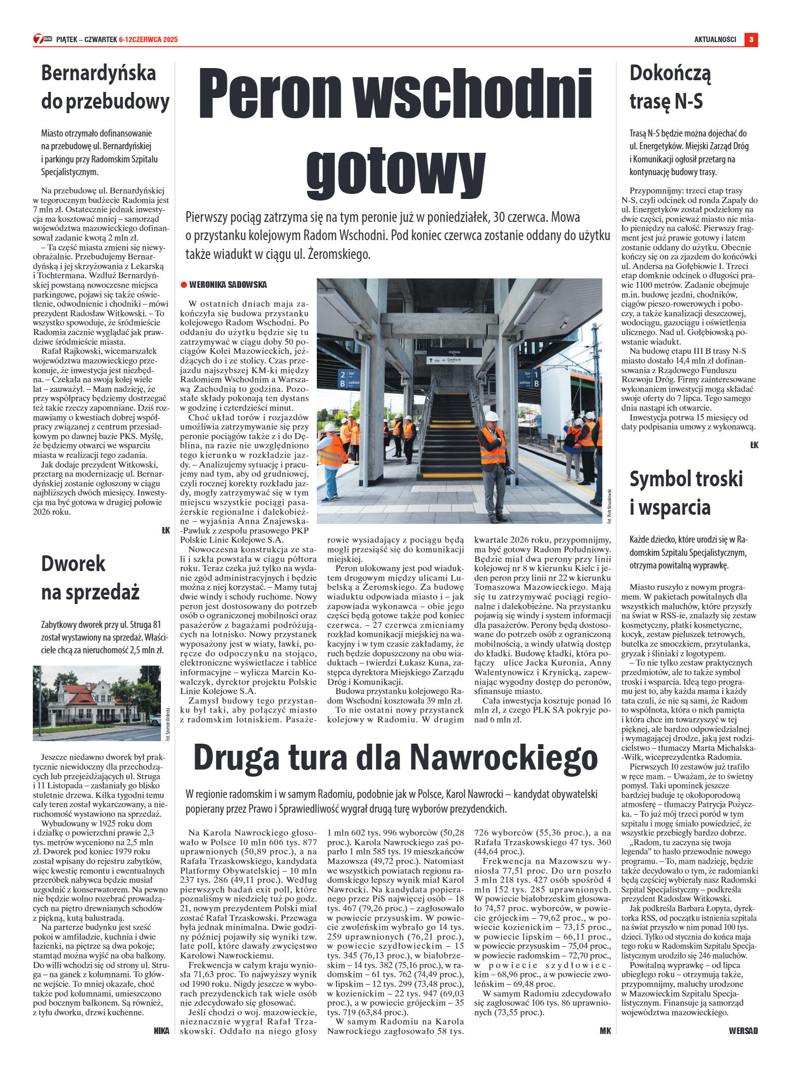 Tygodnik "7 Dni" nr 951 z dn. 06.06. 2025 r. - strona 3