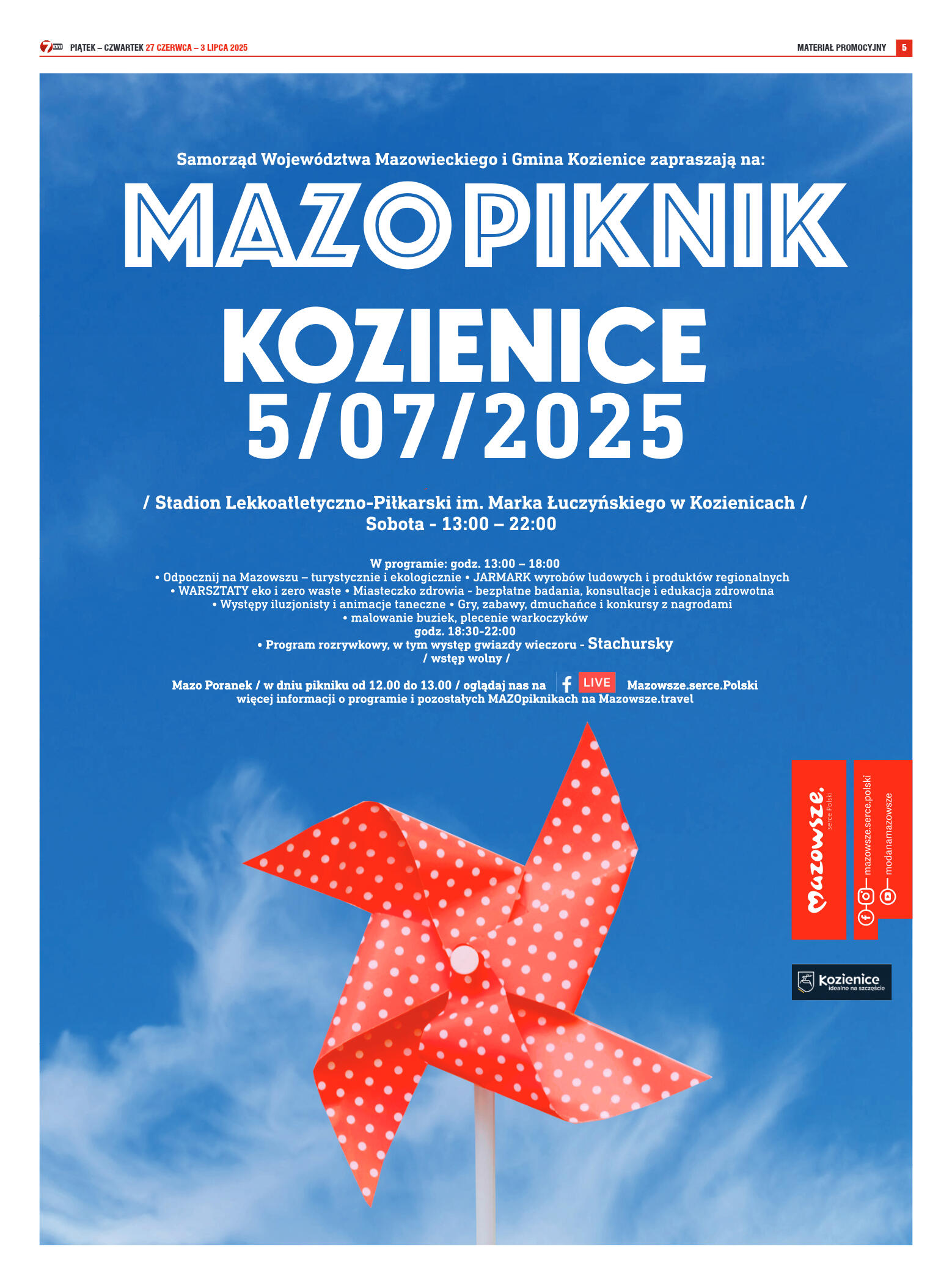 Tygodnik "7 Dni" nr 953 z dn. 27.06. 2025 r. - strona 5