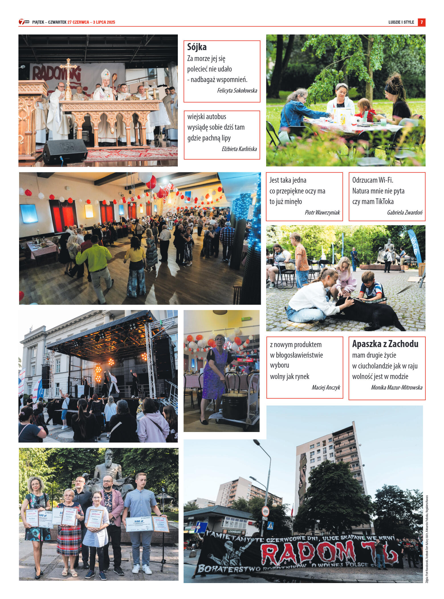 Tygodnik "7 Dni" nr 953 z dn. 27.06. 2025 r. - strona 7