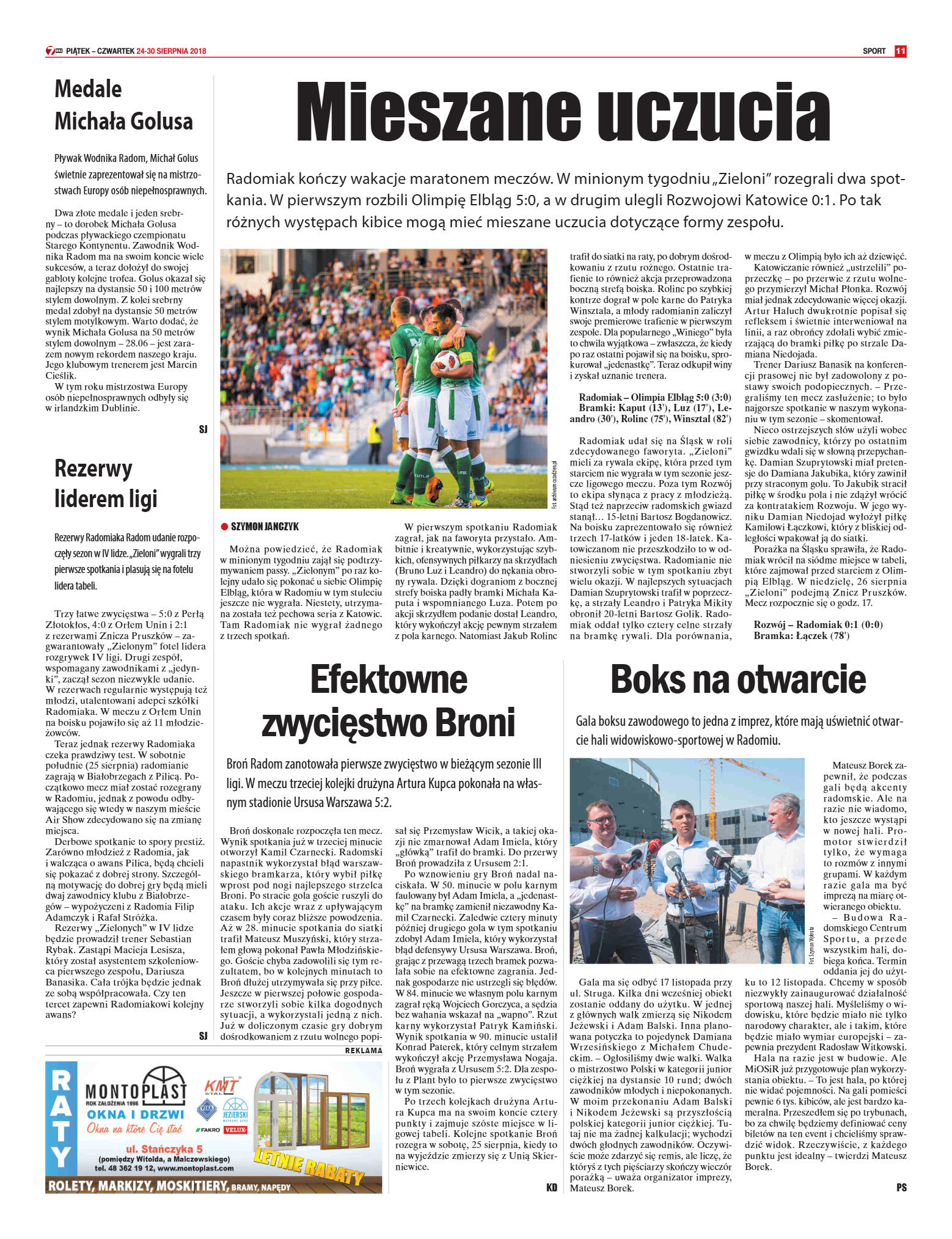 Tygodnik "7 Dni" nr 649 z 24.08.2018 - strona 11