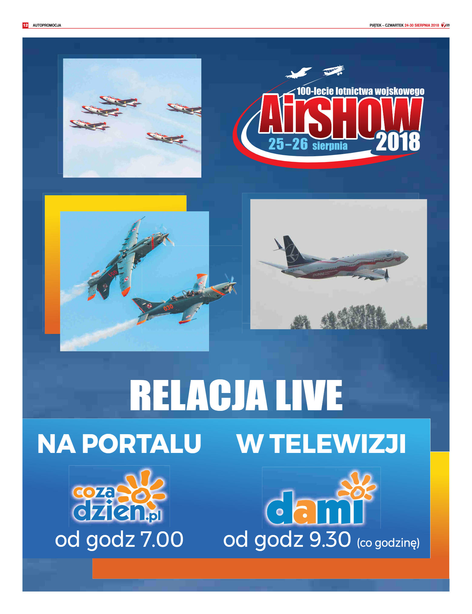 Tygodnik "7 Dni" nr 649 z 24.08.2018 - strona 12