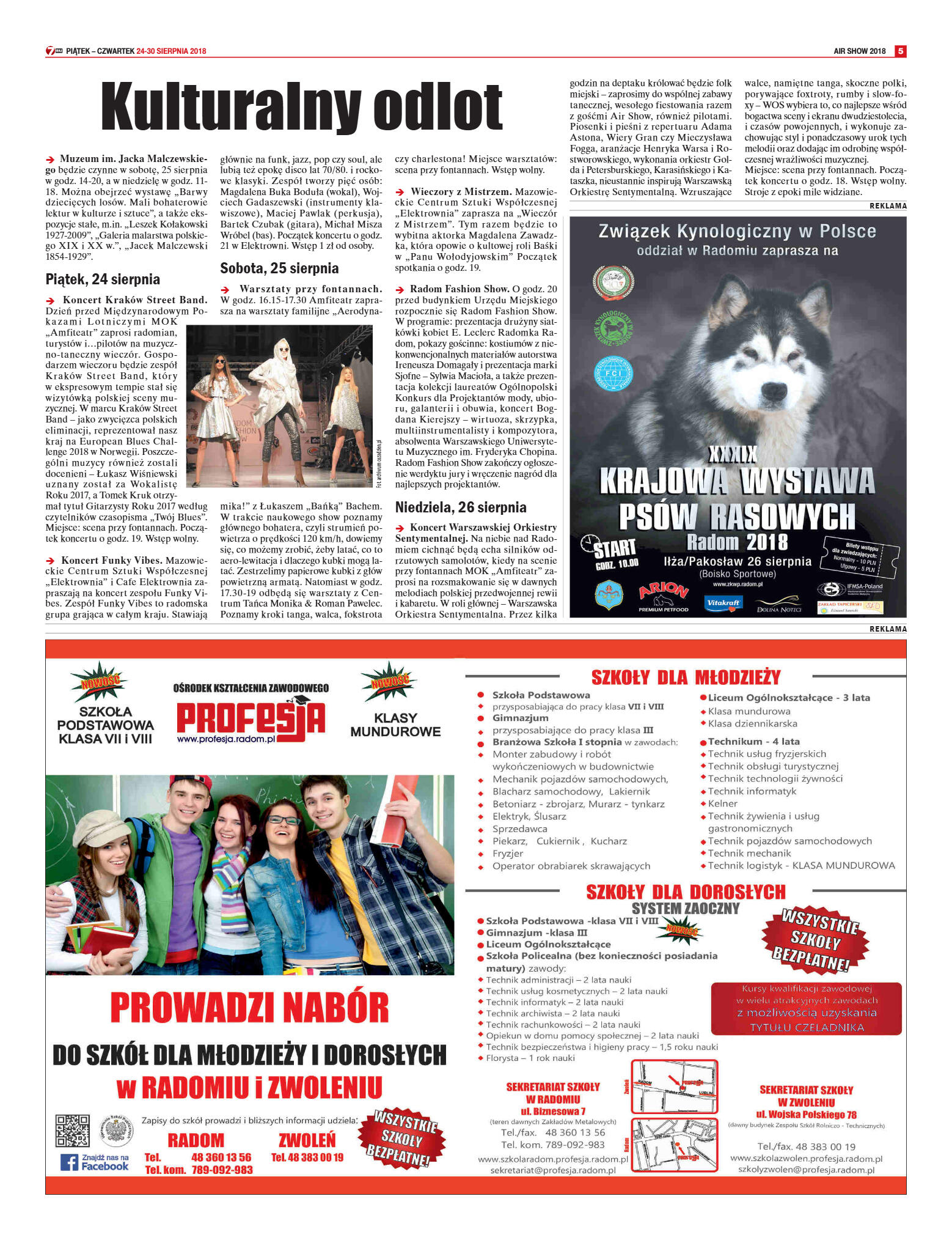 Tygodnik "7 Dni" nr 649 z 24.08.2018 - strona 5