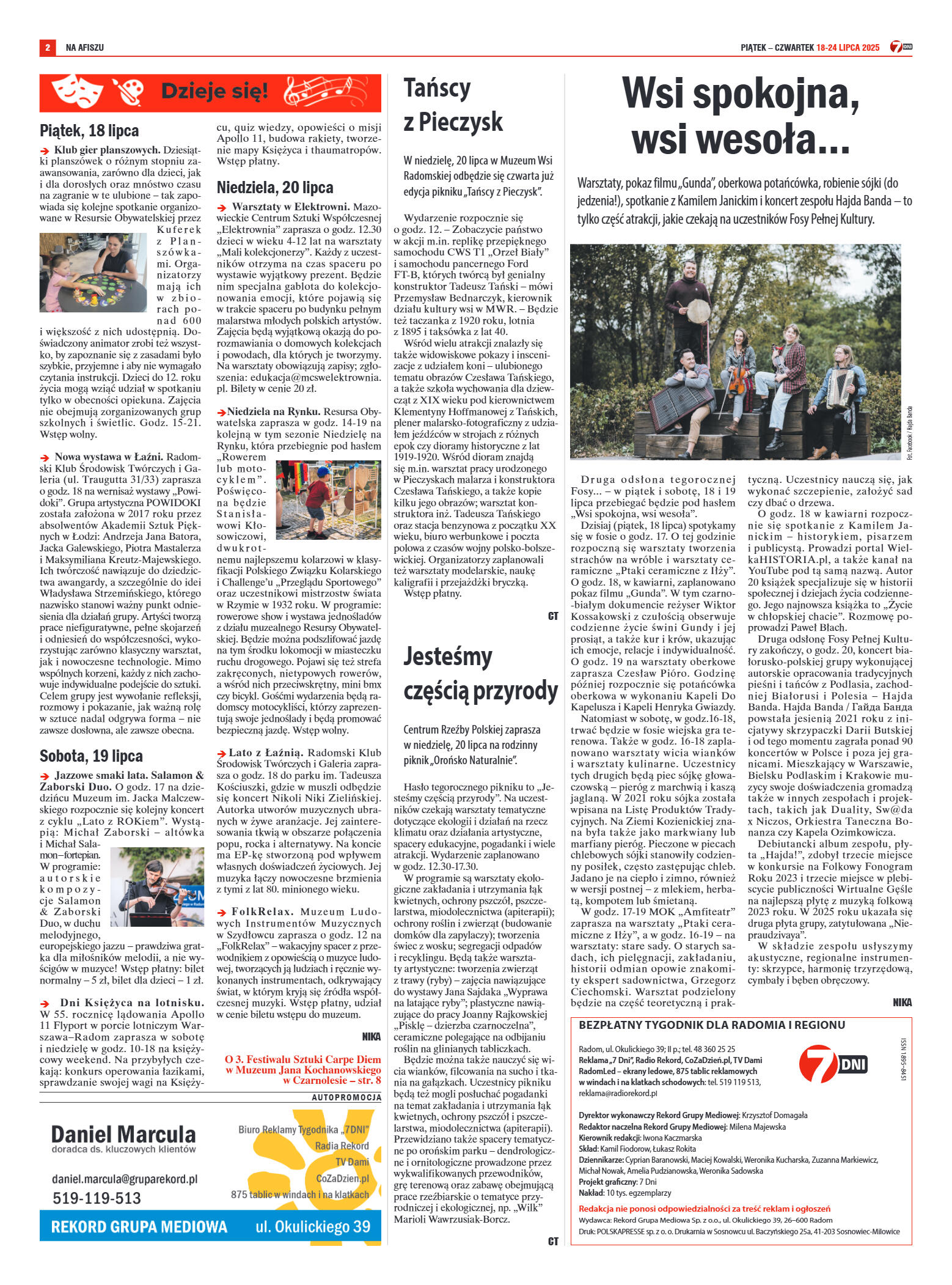 Tygodnik "7 Dni" nr 955 z dn. 18.07.2025 r. - strona 2