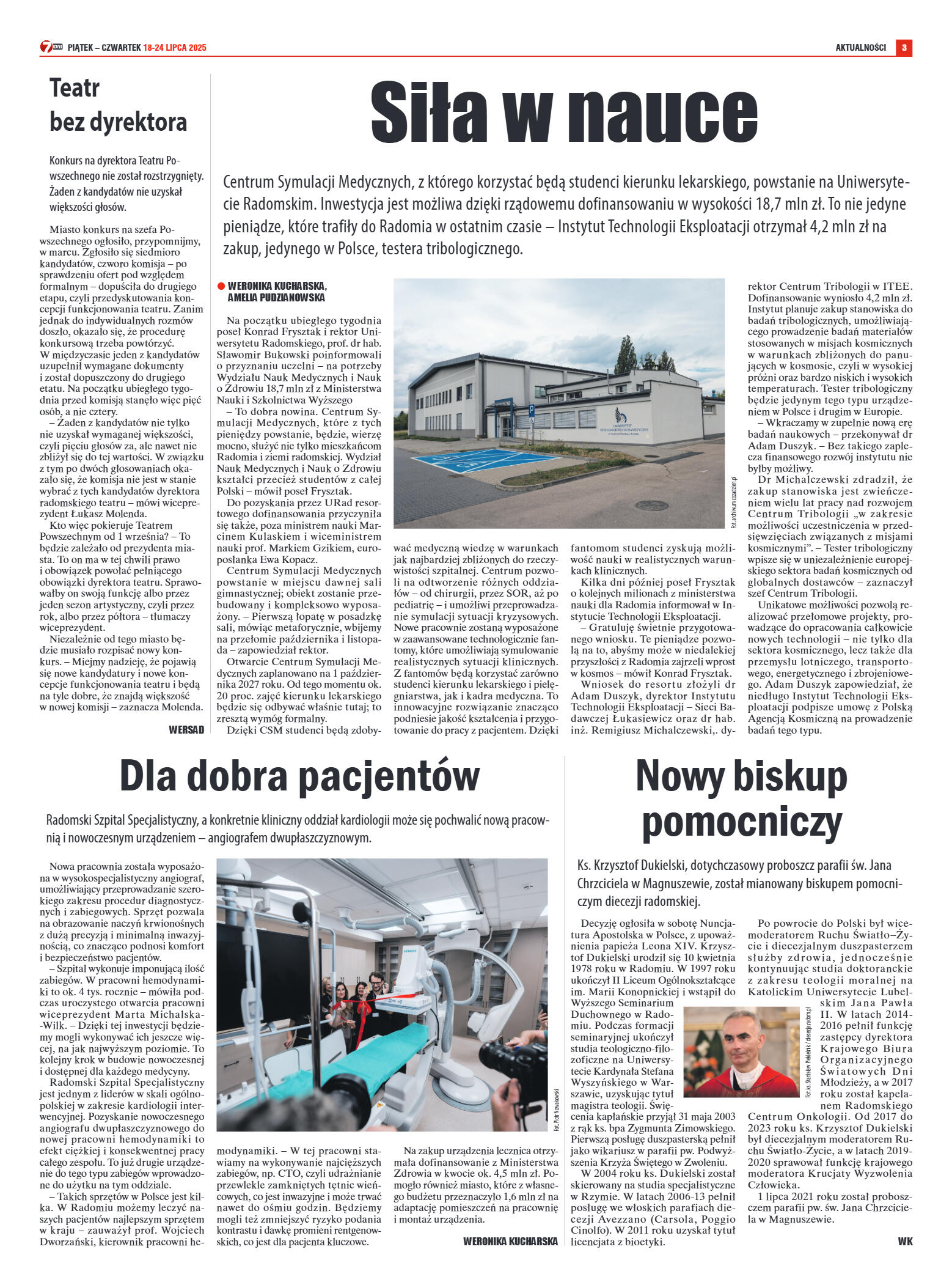 Tygodnik "7 Dni" nr 955 z dn. 18.07.2025 r. - strona 3