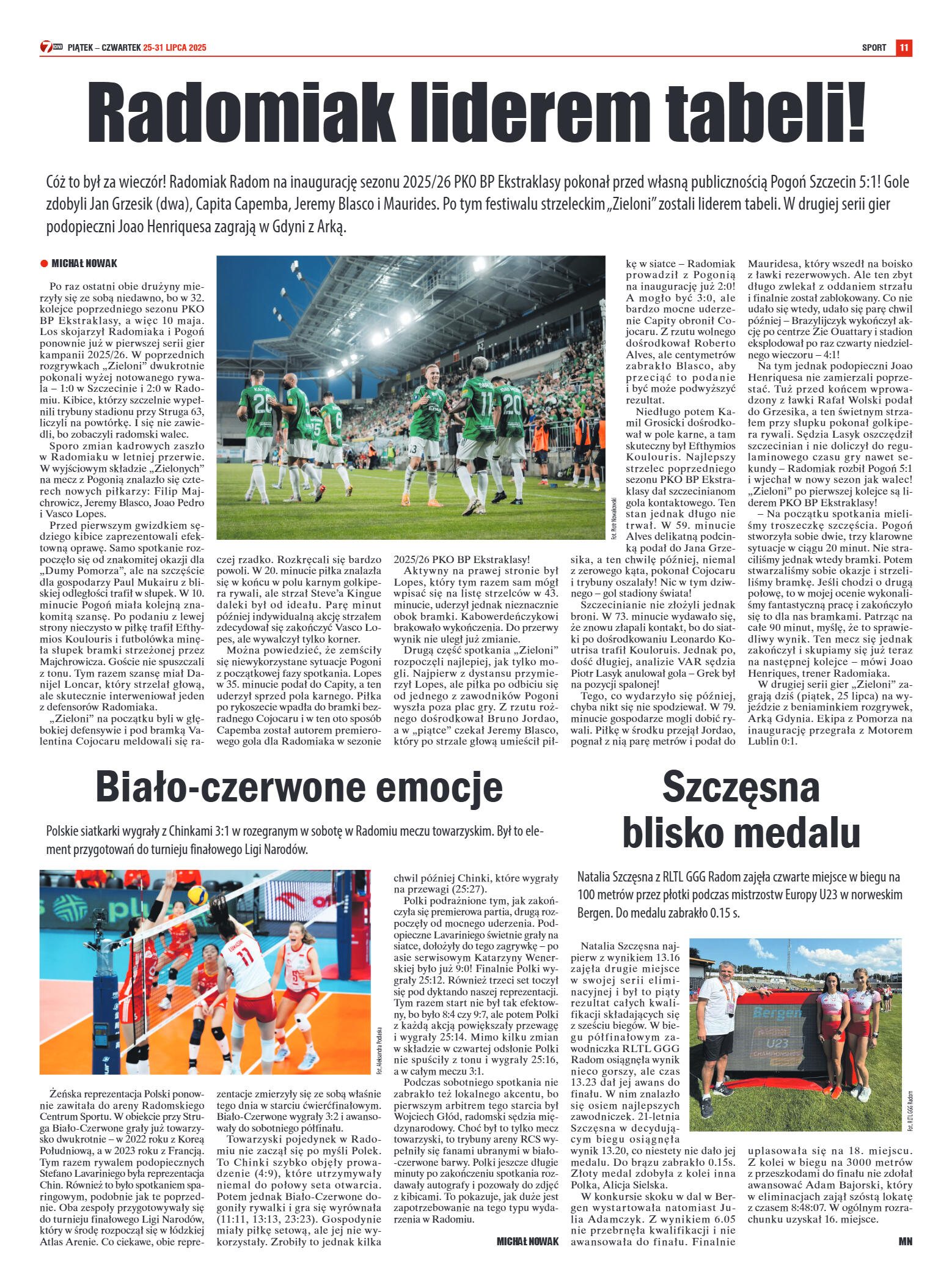 Tygodnik "7 Dni" nr 956 z dn. 25.07. 2025 r. - strona 11