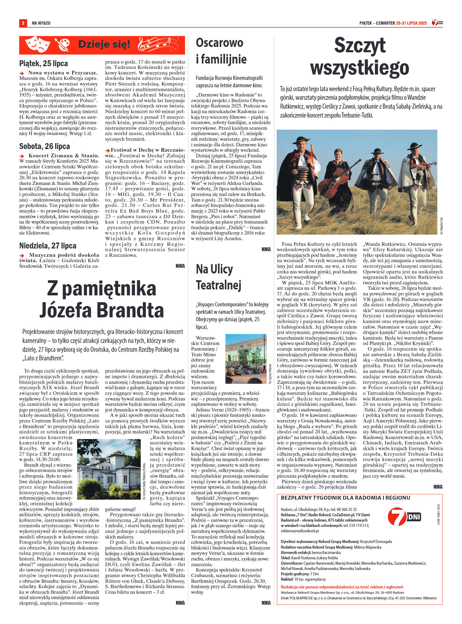 Tygodnik "7 Dni" nr 956 z dn. 25.07. 2025 r. - strona 2