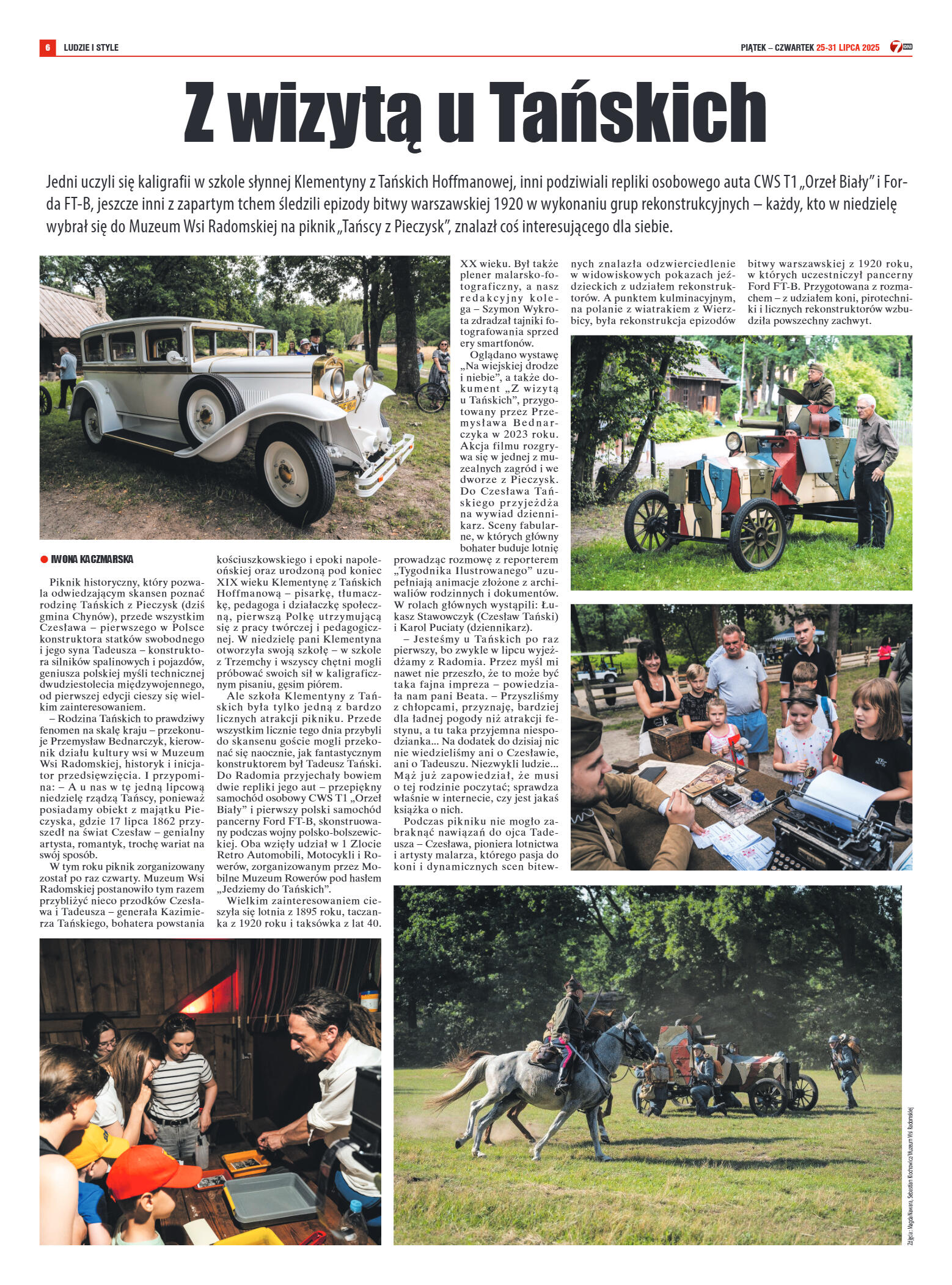 Tygodnik "7 Dni" nr 956 z dn. 25.07. 2025 r. - strona 6