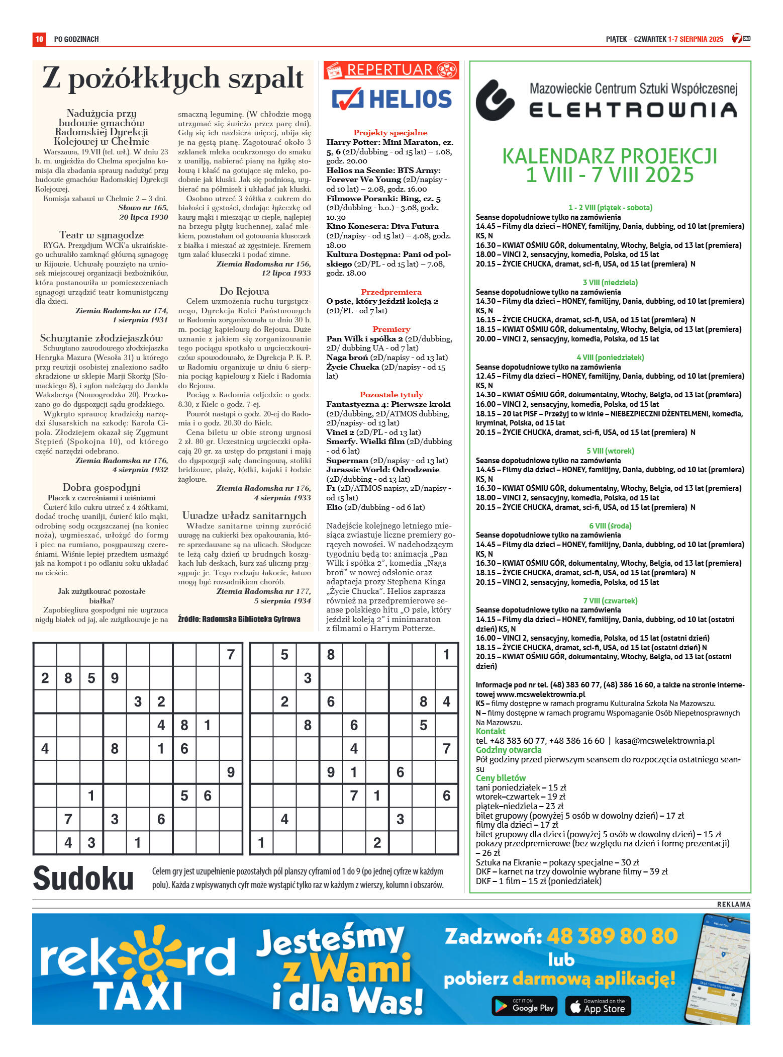 Tygodnik "7 Dni" nr 957 z dn. 1.08. 2025 r. - strona 10