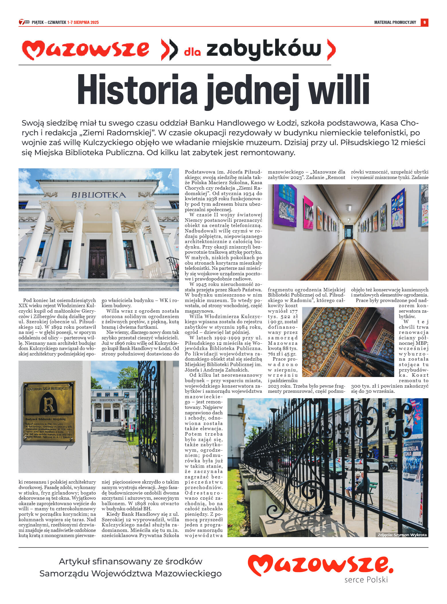 Tygodnik "7 Dni" nr 957 z dn. 1.08. 2025 r. - strona 9