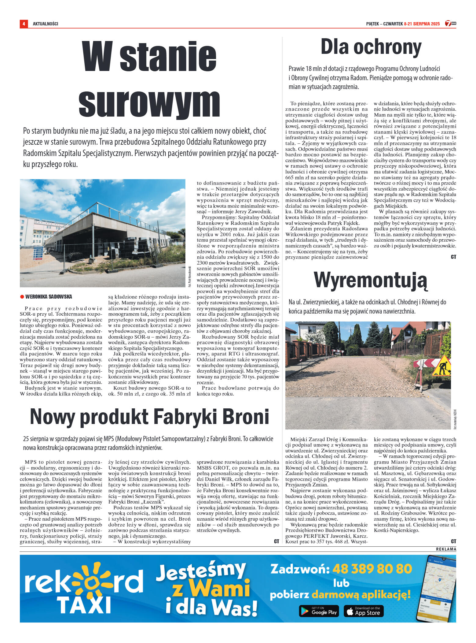 Tygodnik "7 Dni" nr 958 z dn. 8.08. 2025 r. - strona 4