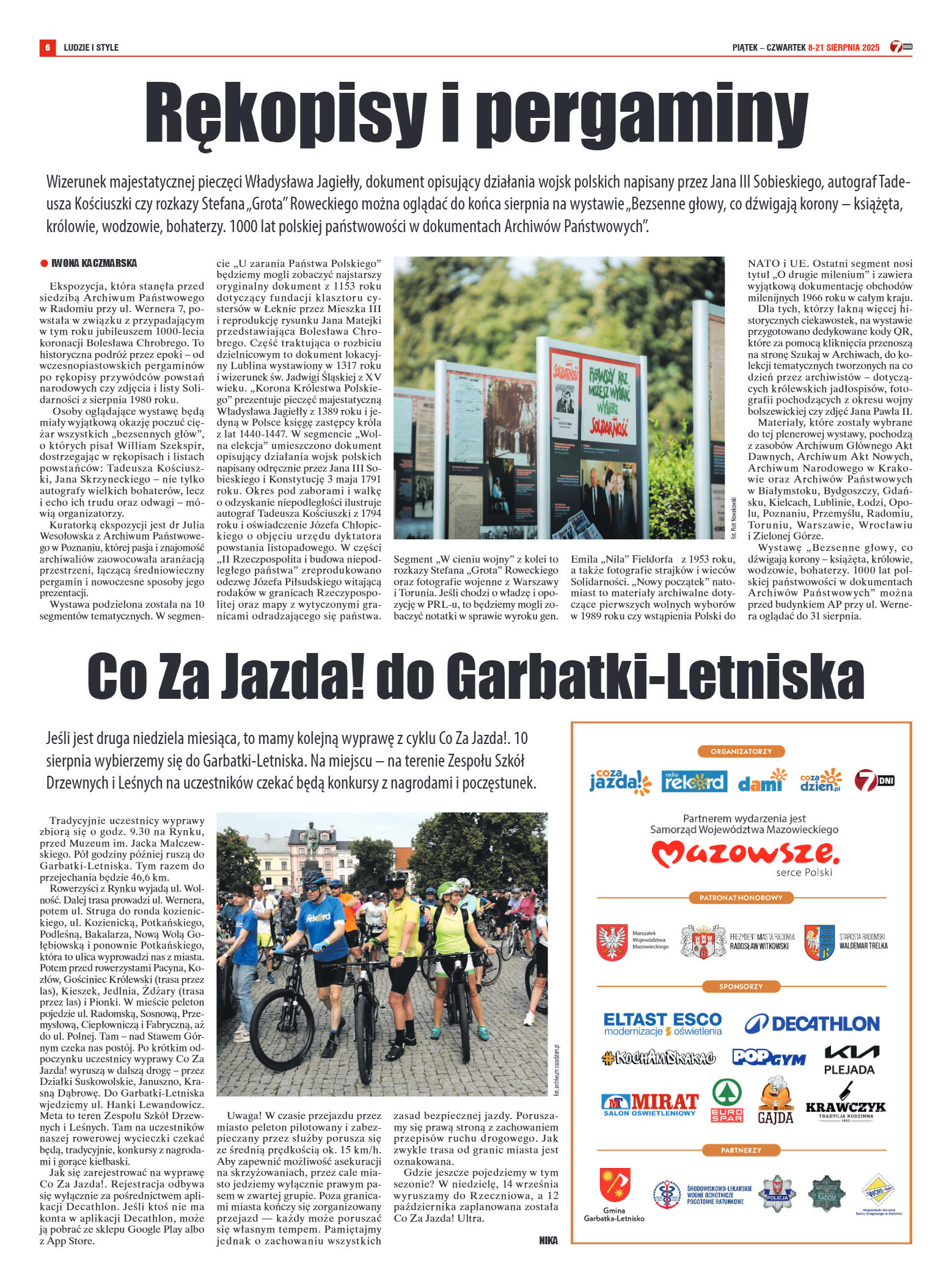 Tygodnik "7 Dni" nr 958 z dn. 8.08. 2025 r. - strona 6