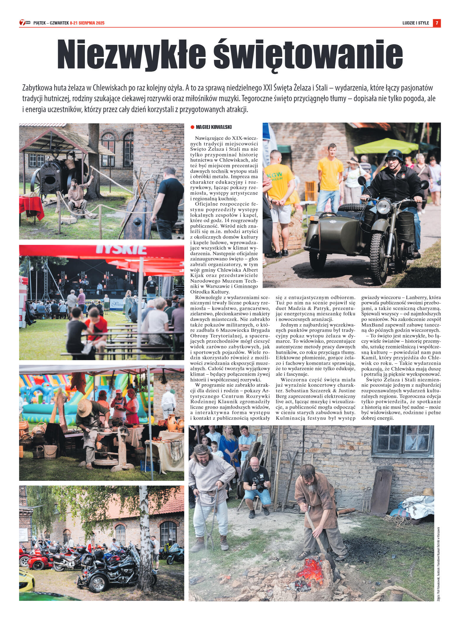 Tygodnik "7 Dni" nr 958 z dn. 8.08. 2025 r. - strona 7