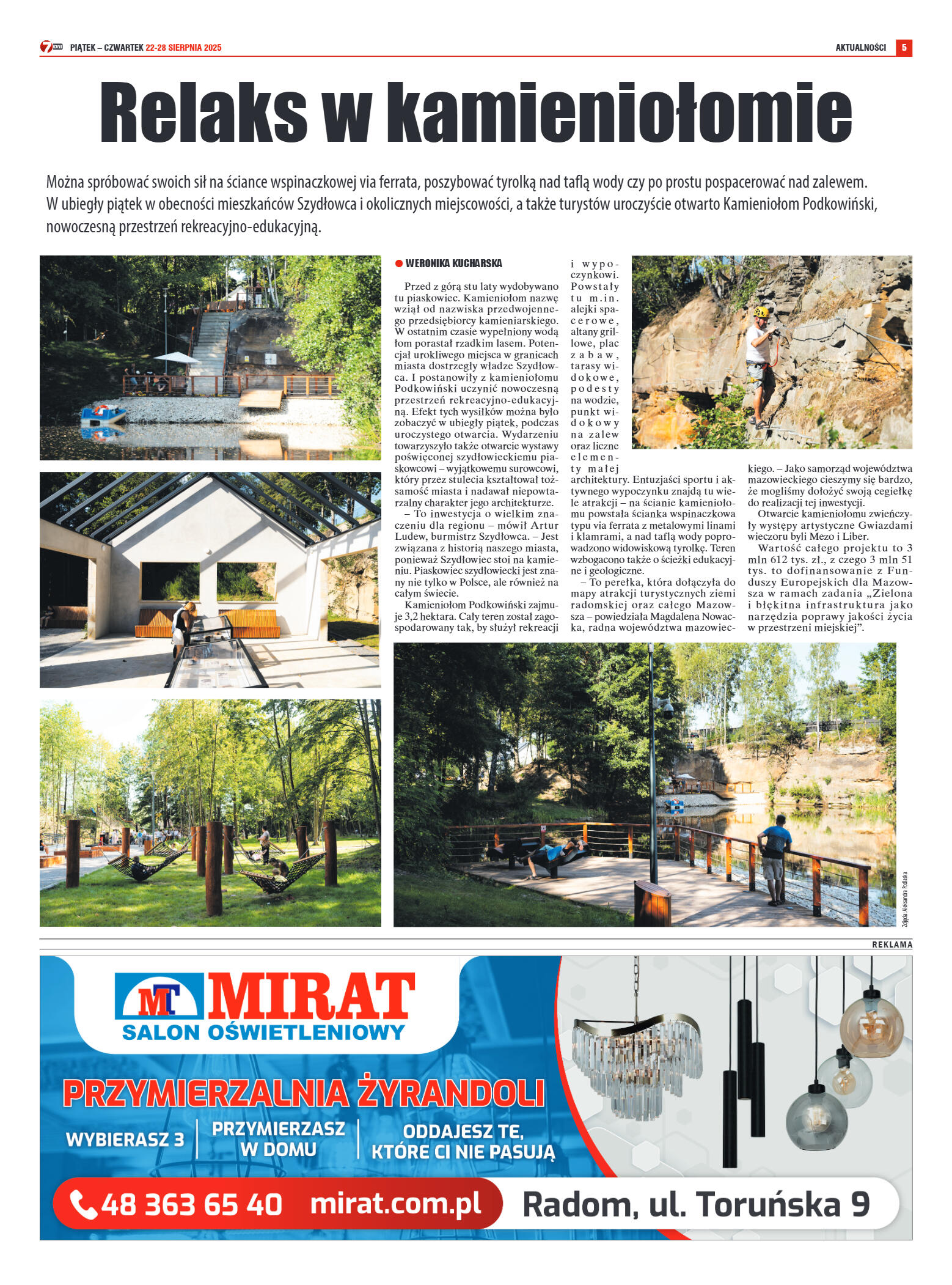 Tygodnik "7 Dni" nr 959 z dn. 22.08. 2025 r. - strona 5