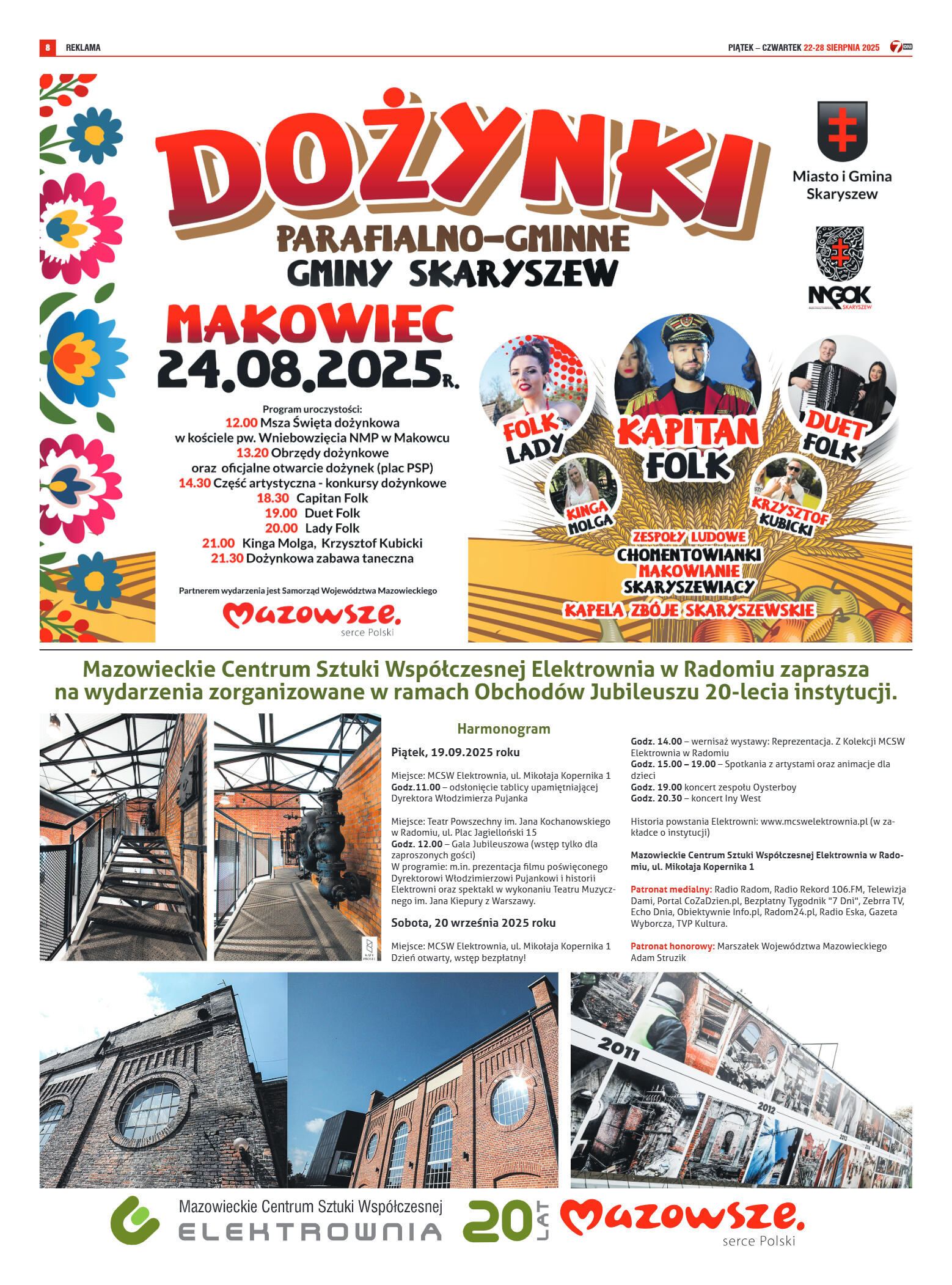 Tygodnik "7 Dni" nr 959 z dn. 22.08. 2025 r. - strona 8