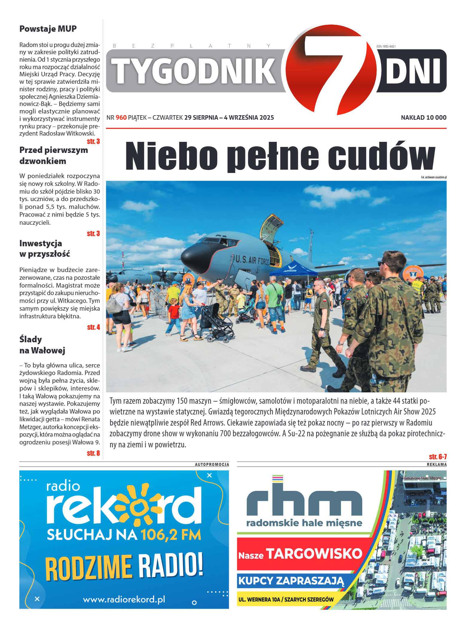 Tygodnik "7 Dni" nr 960 z dn. 29.08. 2025 r. - strona 1
