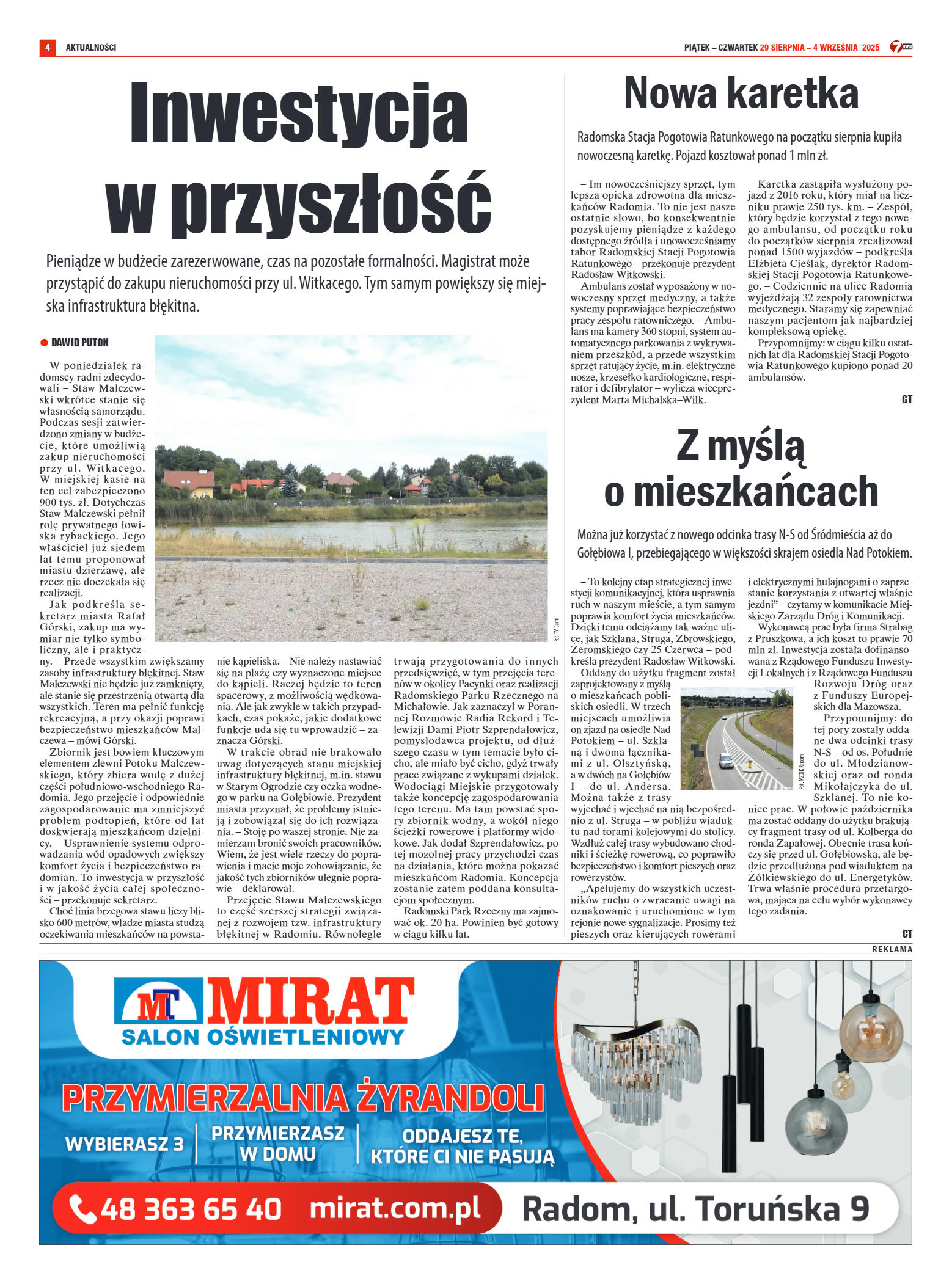 Tygodnik "7 Dni" nr 960 z dn. 29.08. 2025 r. - strona 4