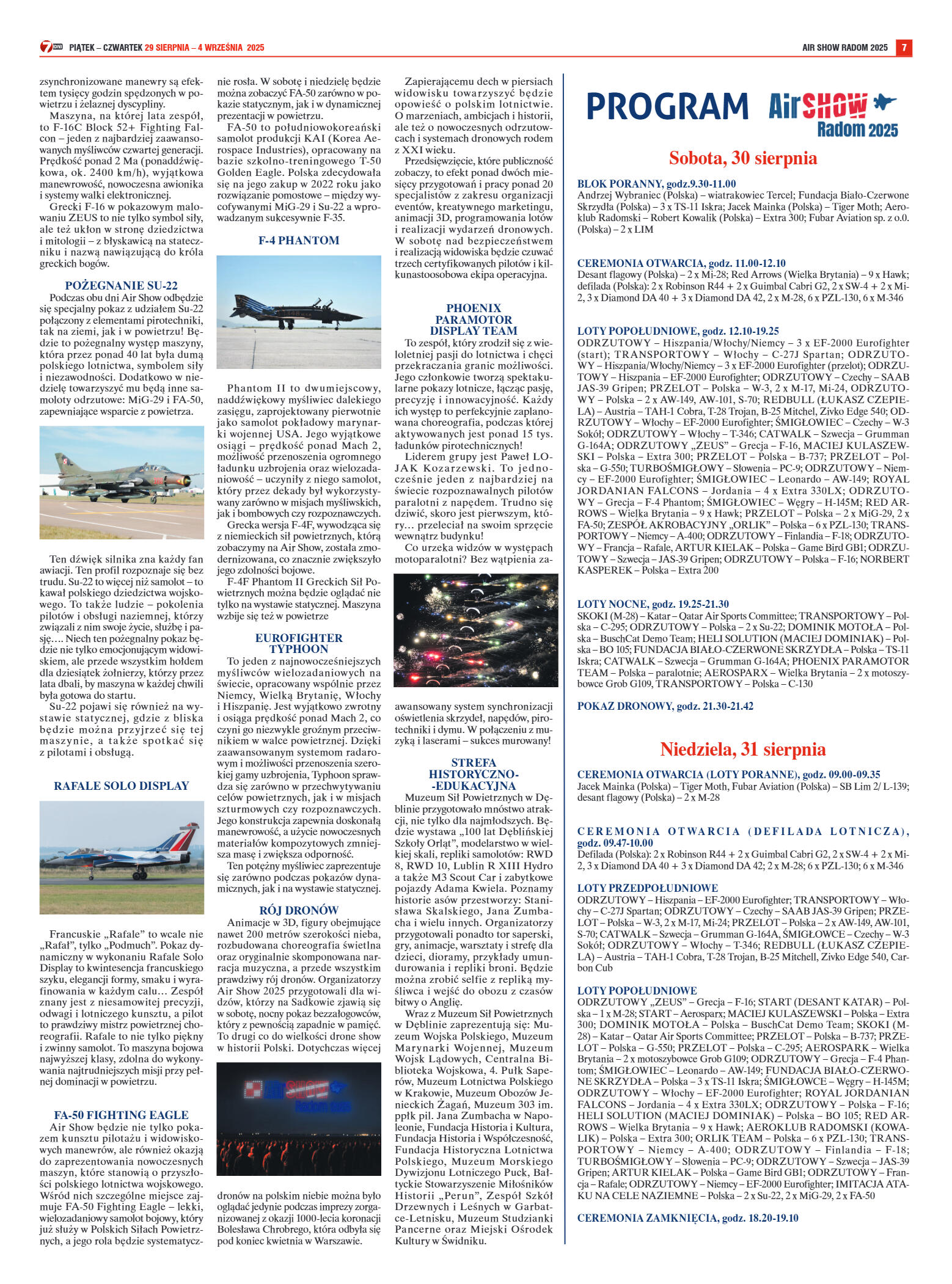 Tygodnik "7 Dni" nr 960 z dn. 29.08. 2025 r. - strona 7