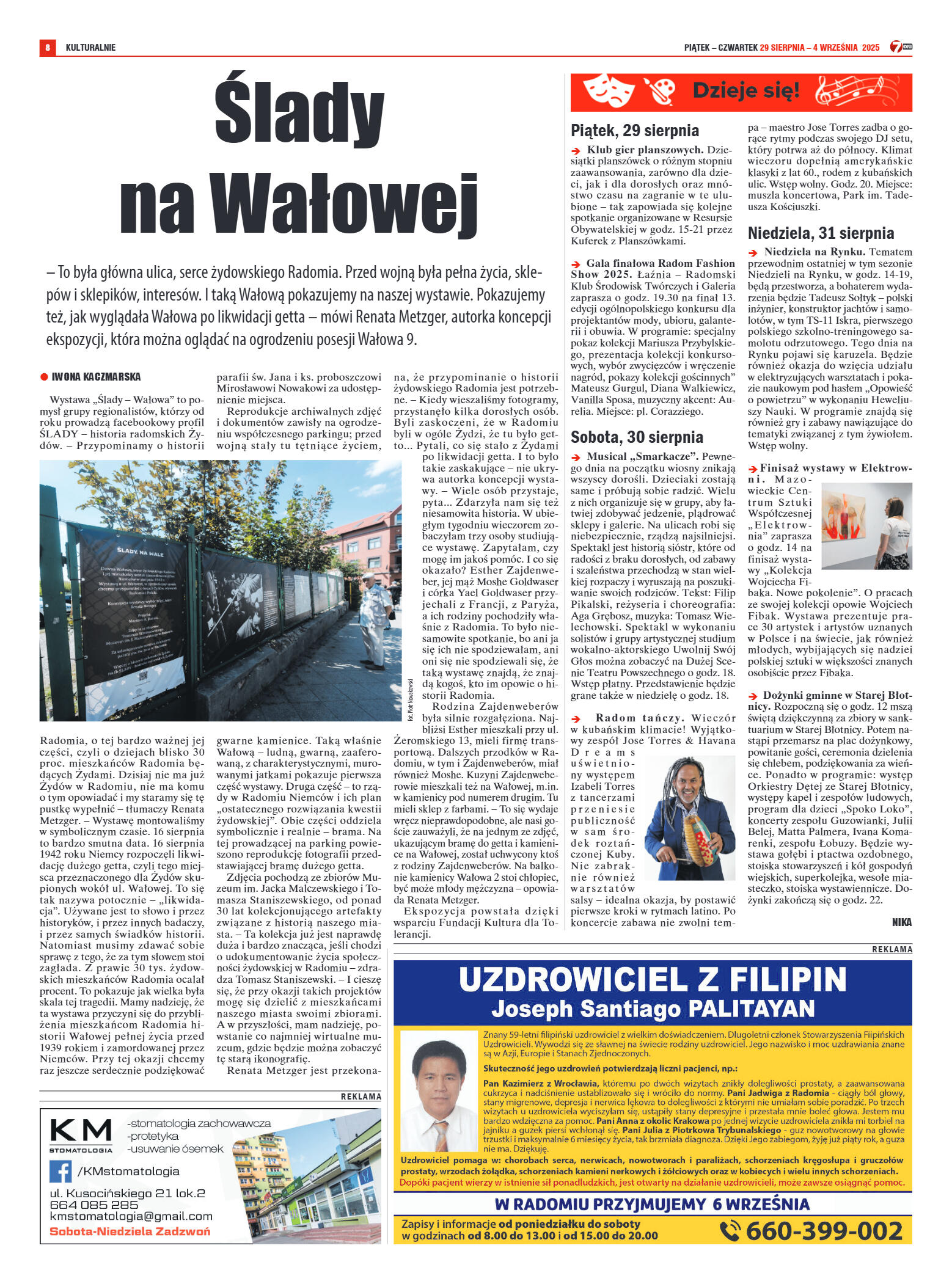 Tygodnik "7 Dni" nr 960 z dn. 29.08. 2025 r. - strona 8