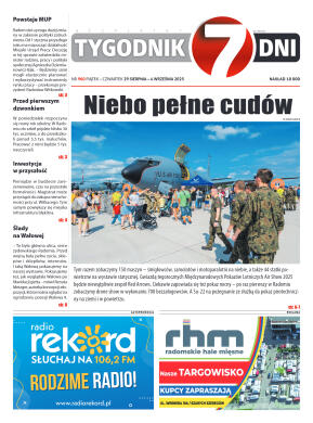 Tygodnik "7 Dni" nr 960 z dn. 29.08. 2025 r. - strona 1
