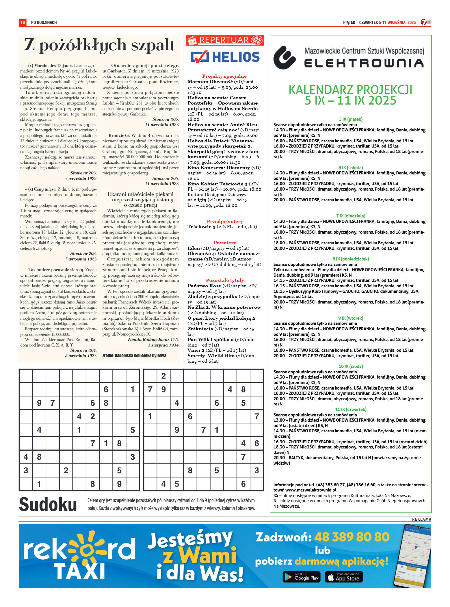 Tygodnik "7 Dni" nr 961 z dn. 5.09. 2025 r. - strona 10