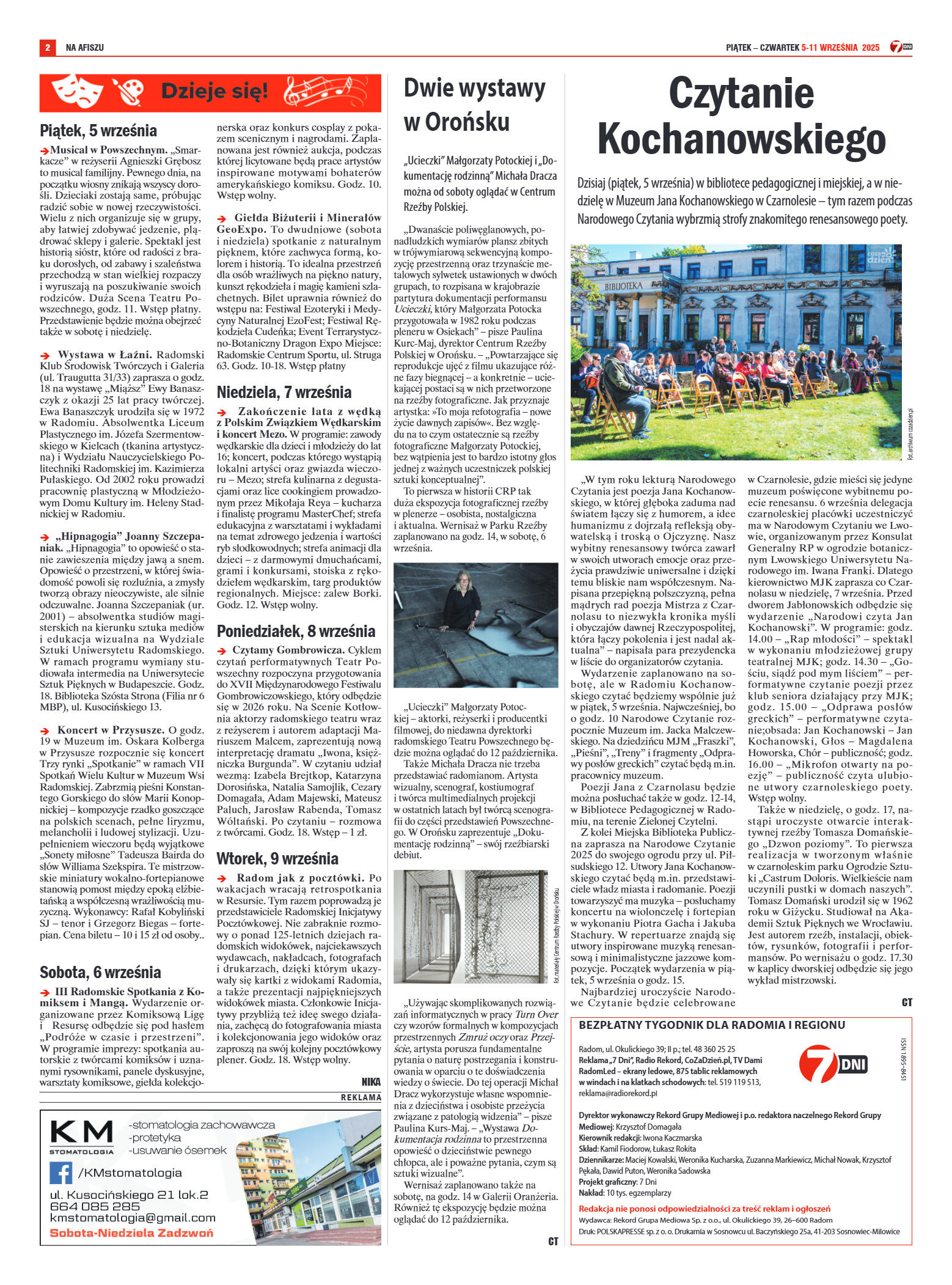 Tygodnik "7 Dni" nr 961 z dn. 5.09. 2025 r. - strona 2