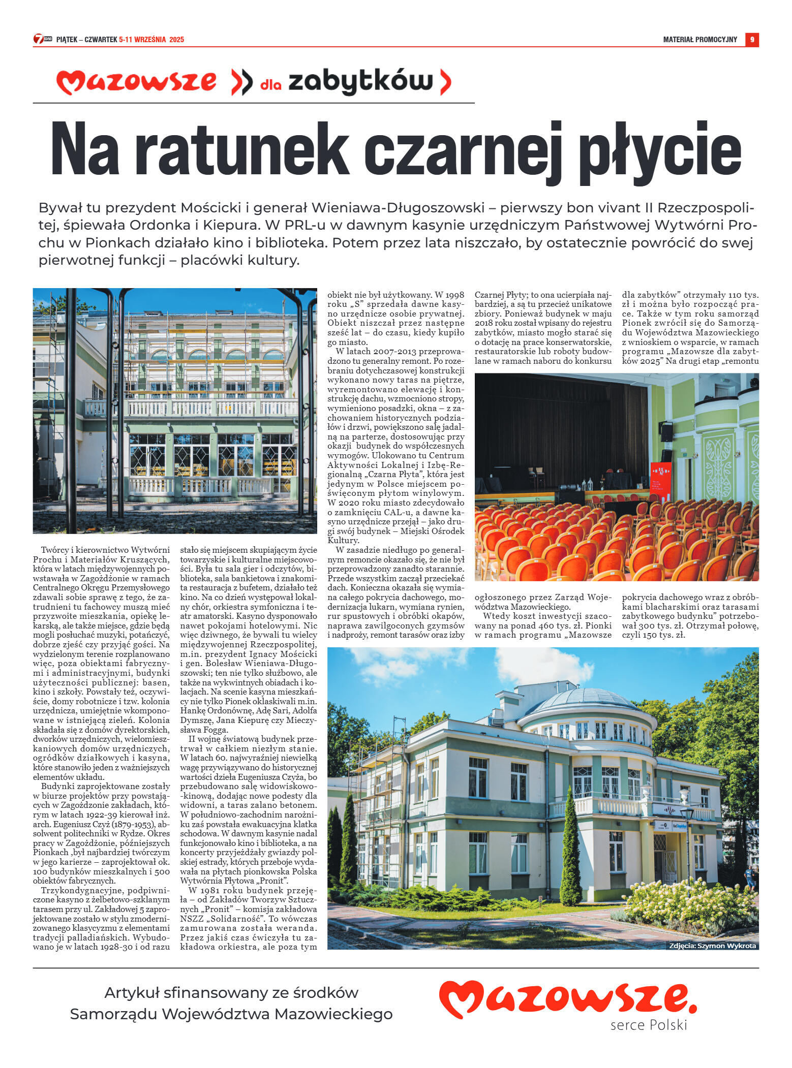 Tygodnik "7 Dni" nr 961 z dn. 5.09. 2025 r. - strona 9