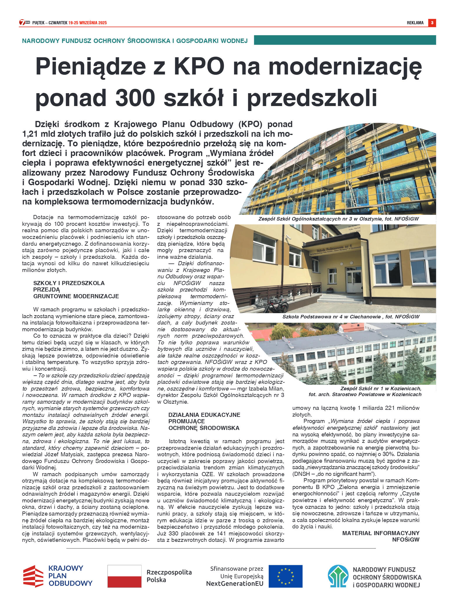 Tygodnik "7 Dni" nr 963 z dn. 19.09. 2025 r. - strona 3