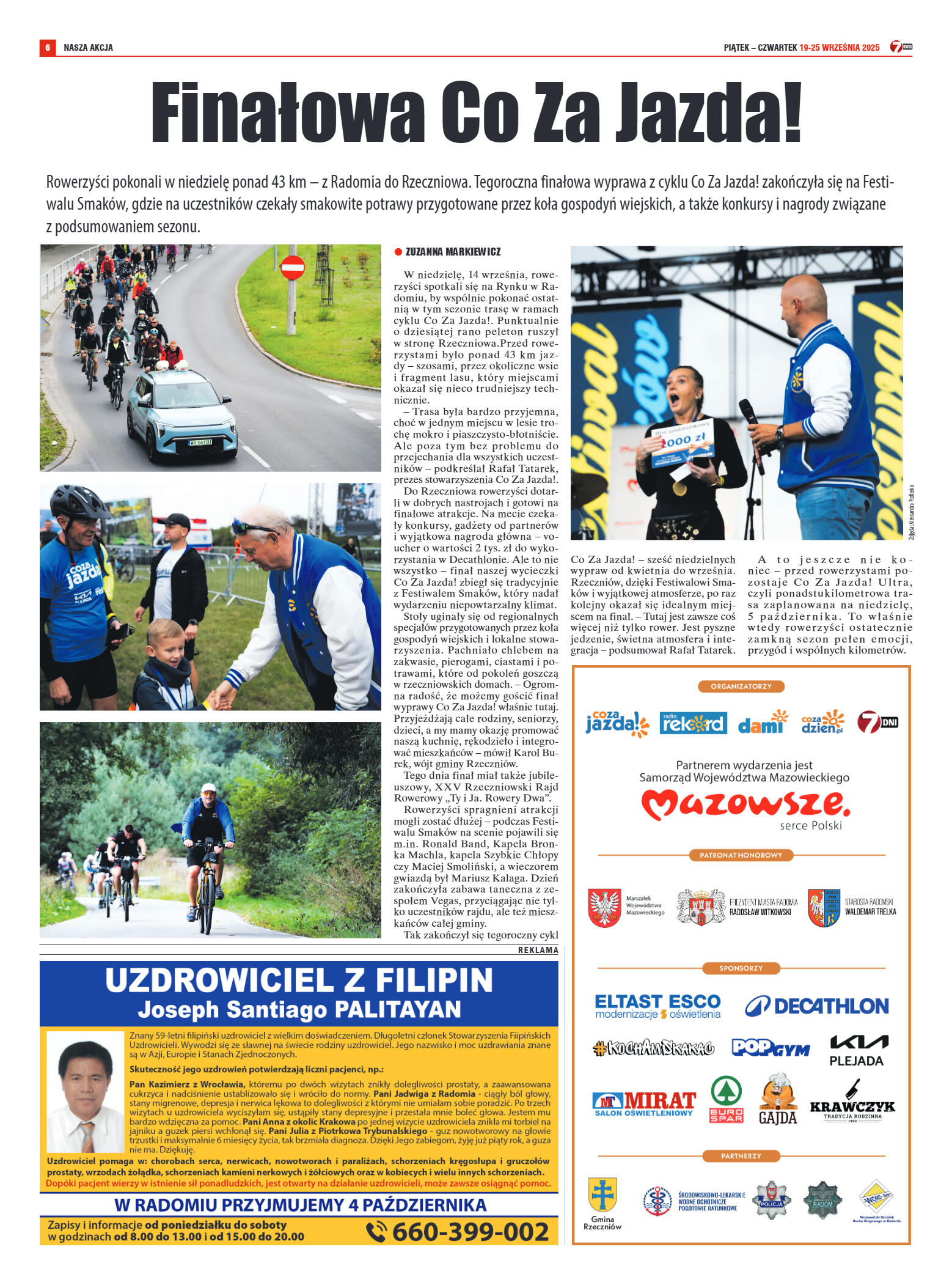 Tygodnik "7 Dni" nr 963 z dn. 19.09. 2025 r. - strona 6