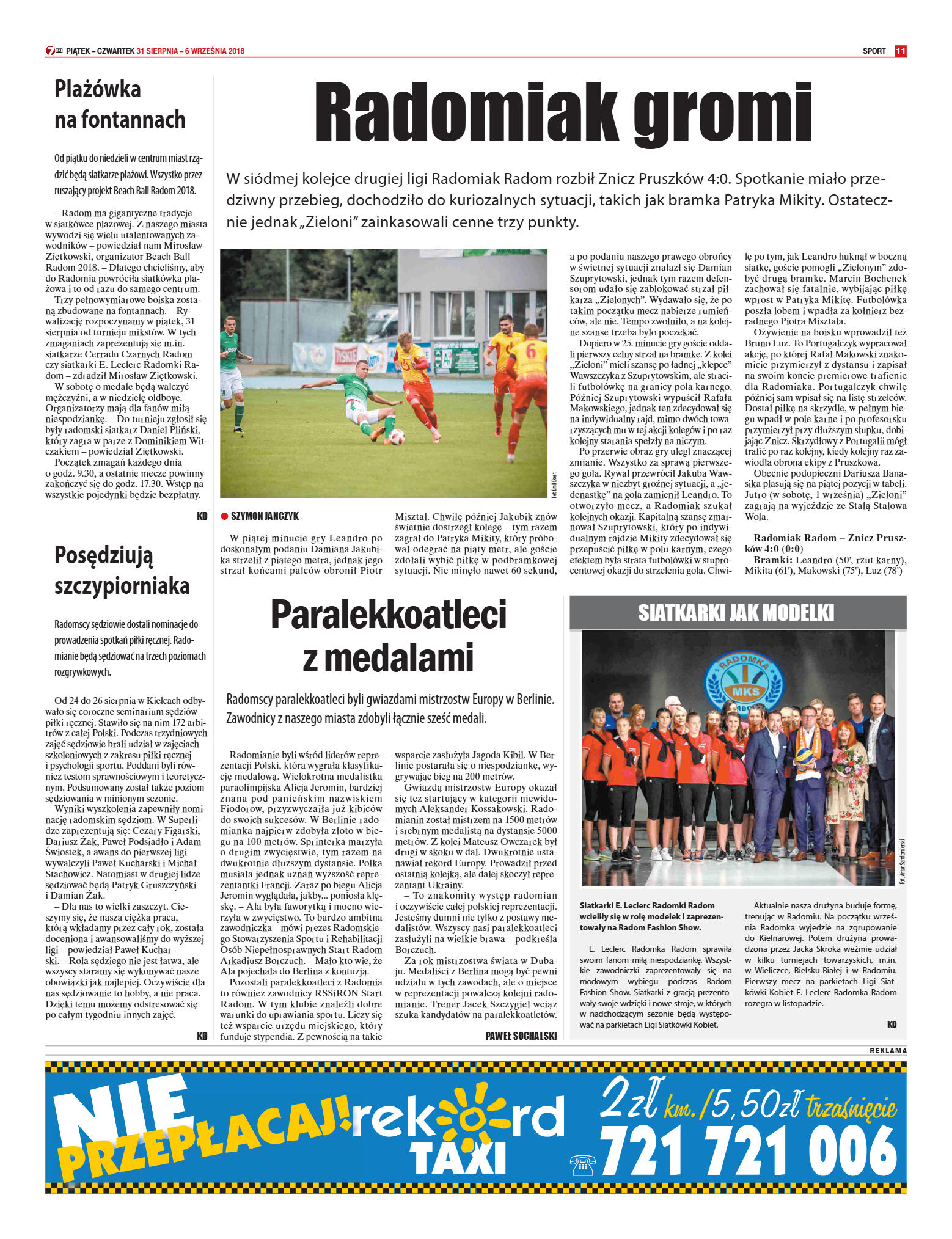 Tygodnik "7 Dni" nr 650 z 31.08.2018 - strona 11