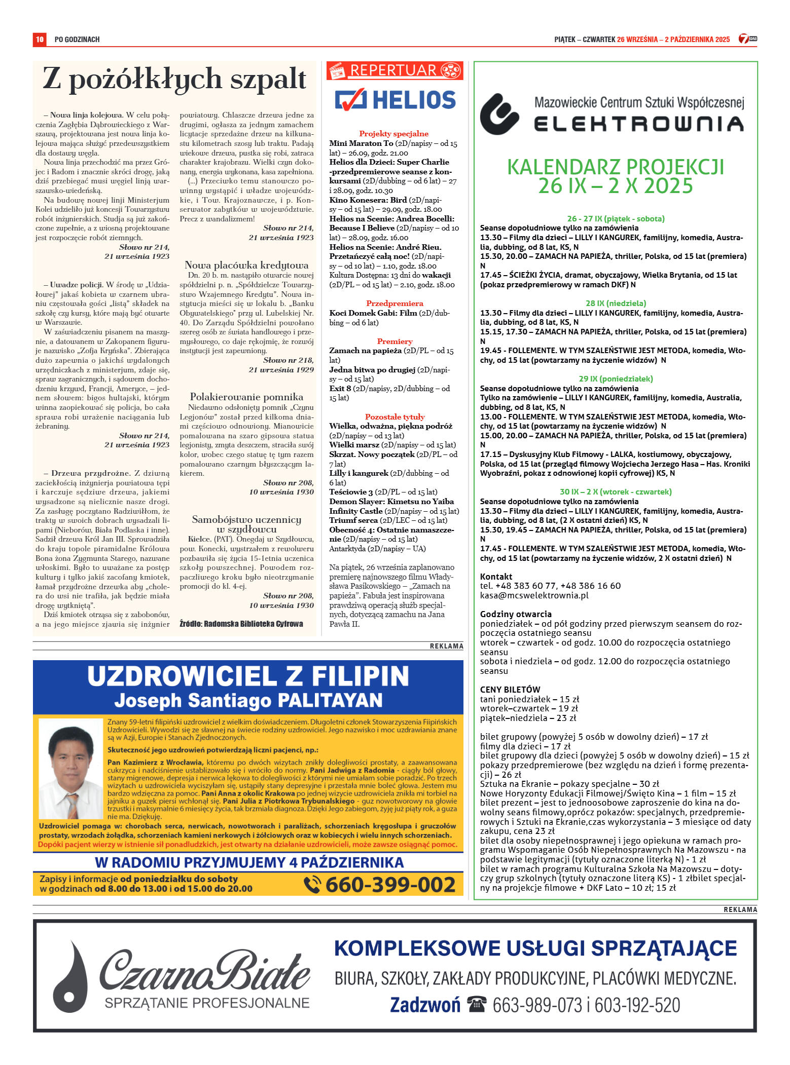 Tygodnik "7 Dni" nr 964 z dn. 26.09. 2025 r. - strona 10