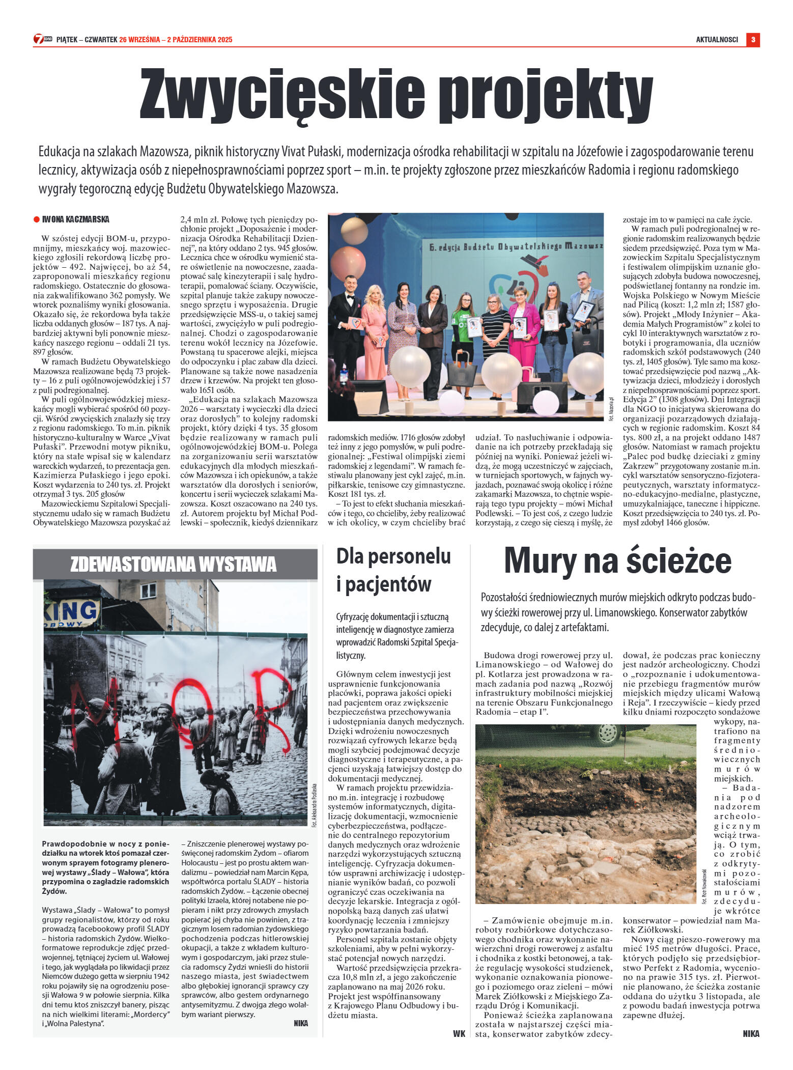 Tygodnik "7 Dni" nr 964 z dn. 26.09. 2025 r. - strona 3