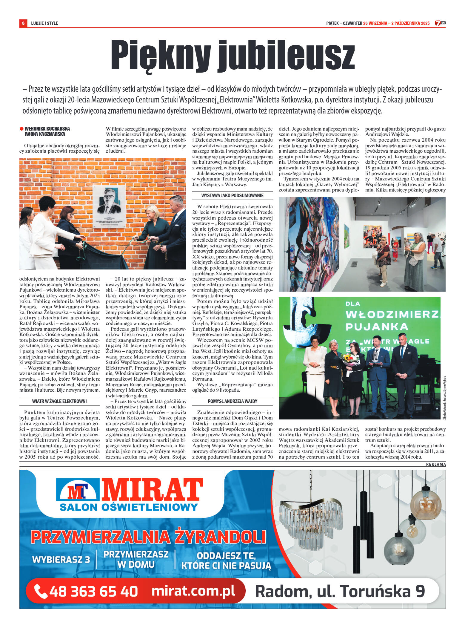 Tygodnik "7 Dni" nr 964 z dn. 26.09. 2025 r. - strona 6