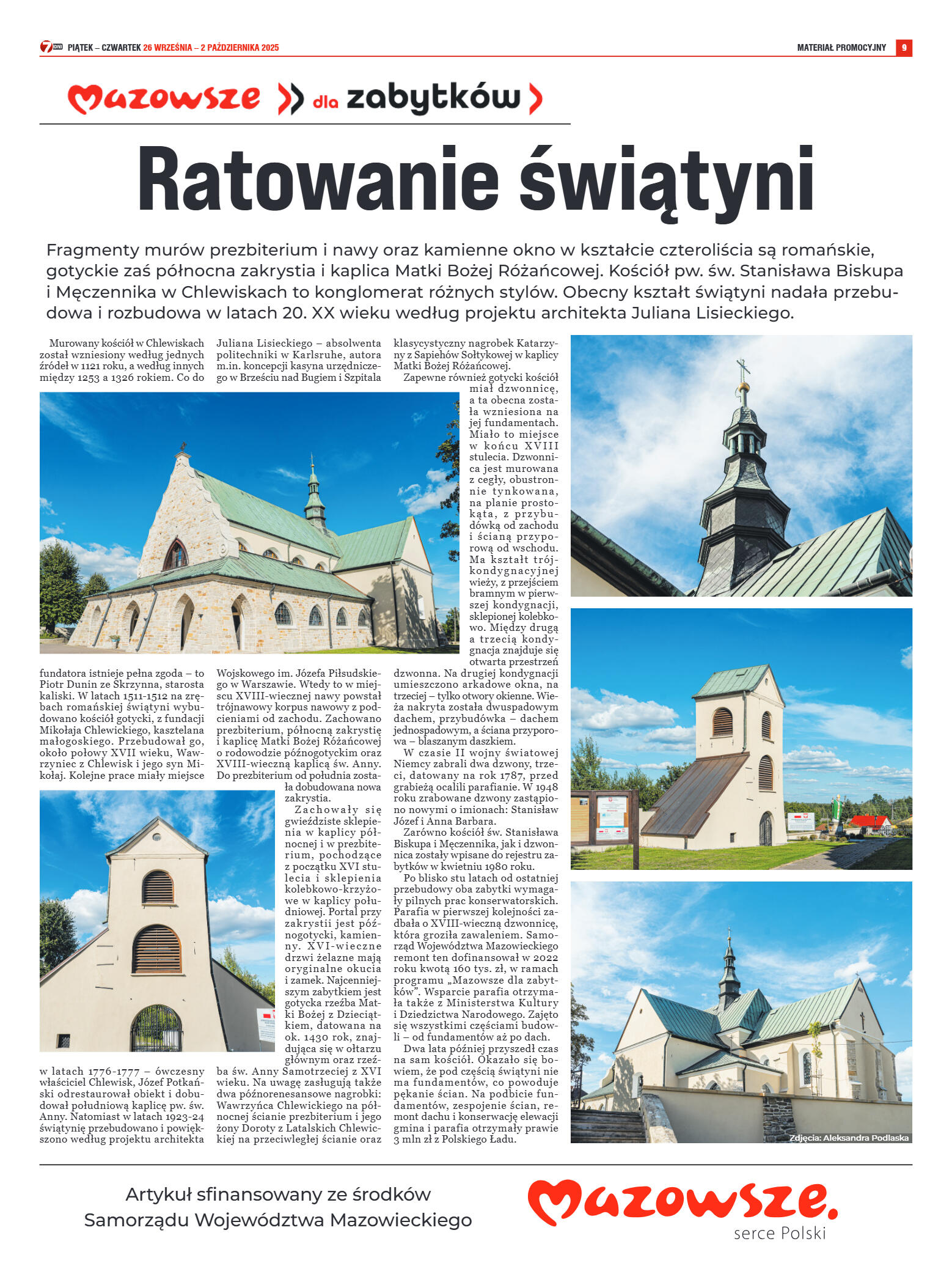 Tygodnik "7 Dni" nr 964 z dn. 26.09. 2025 r. - strona 9