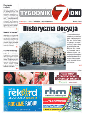 Tygodnik "7 Dni" nr 964 z dn. 26.09. 2025 r. - strona 1
