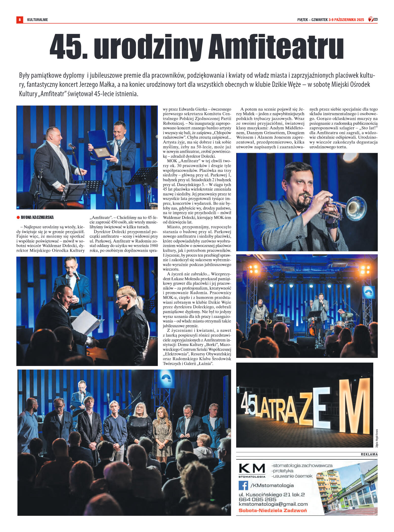 Tygodnik "7 Dni" nr 965 z dn. 03.10. 2025 r. - strona 8