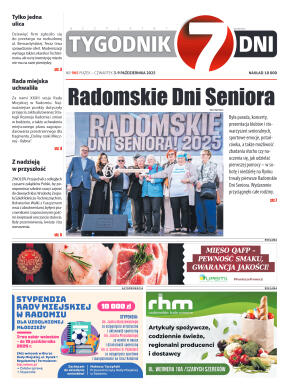 Tygodnik "7 Dni" nr 965 z dn. 03.10. 2025 r. - strona 1