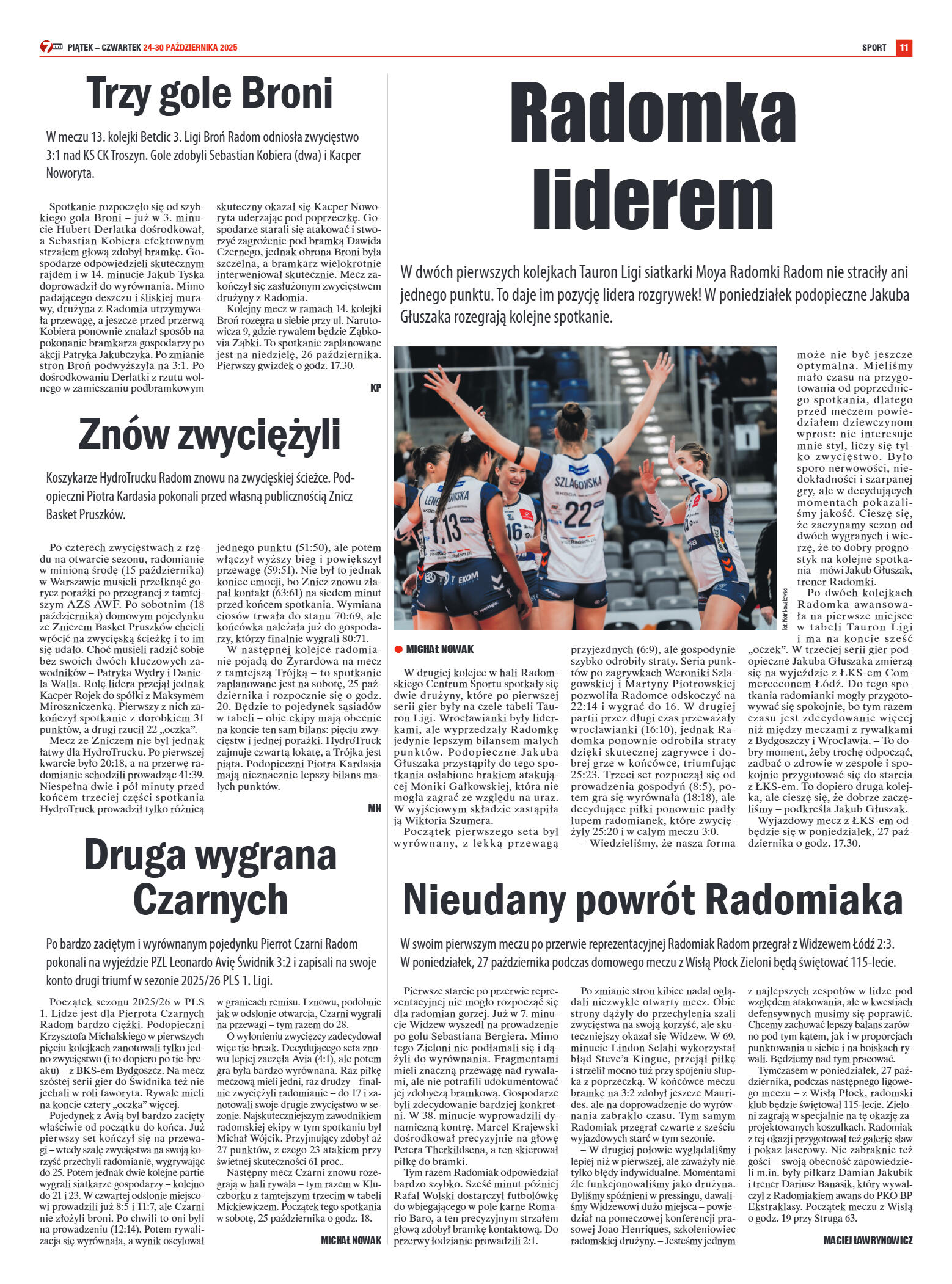 Tygodnik "7 Dni" nr 967 z dn. 24.10. 2025 r. - strona 11