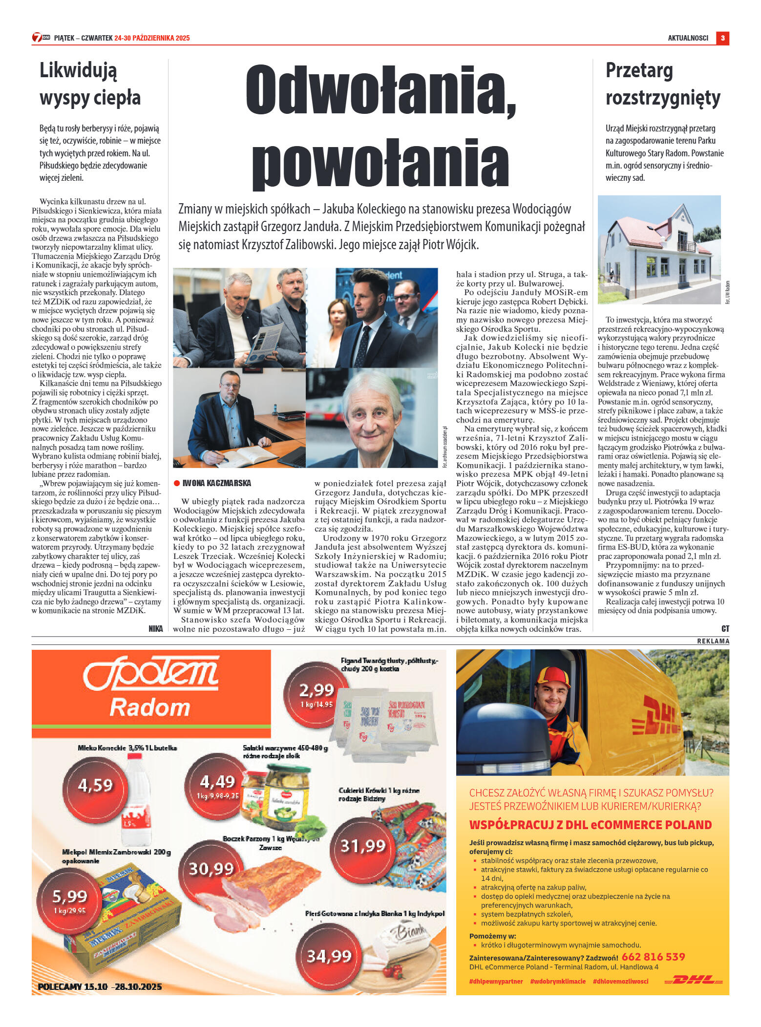 Tygodnik "7 Dni" nr 967 z dn. 24.10. 2025 r. - strona 3